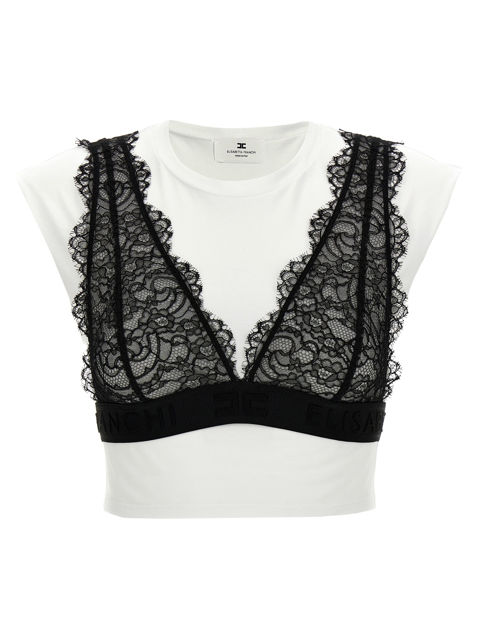 Elisabetta Franchi Bralette T-Shirt