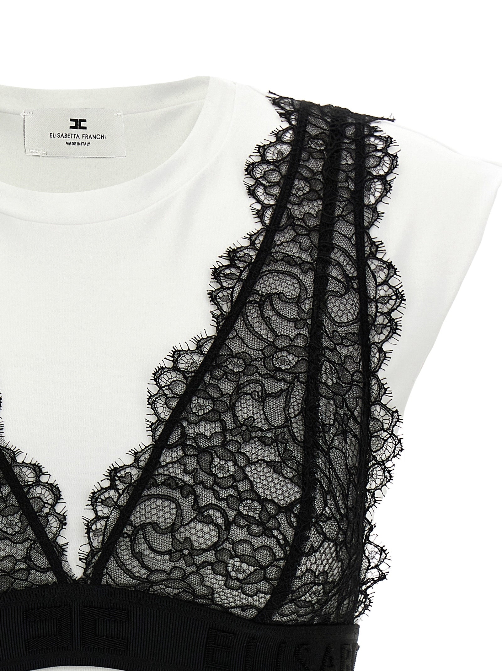 Elisabetta Franchi Bralette T-Shirt