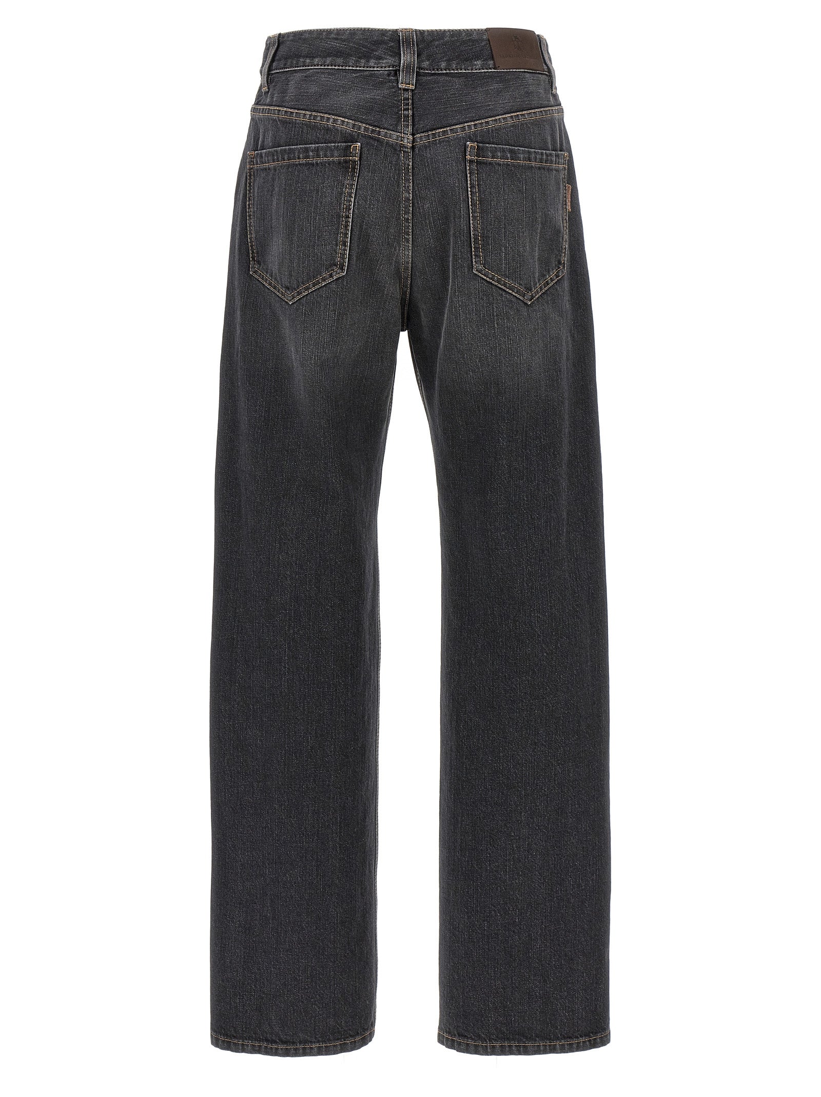 Brunello Cucinelli Wide Leg Jeans