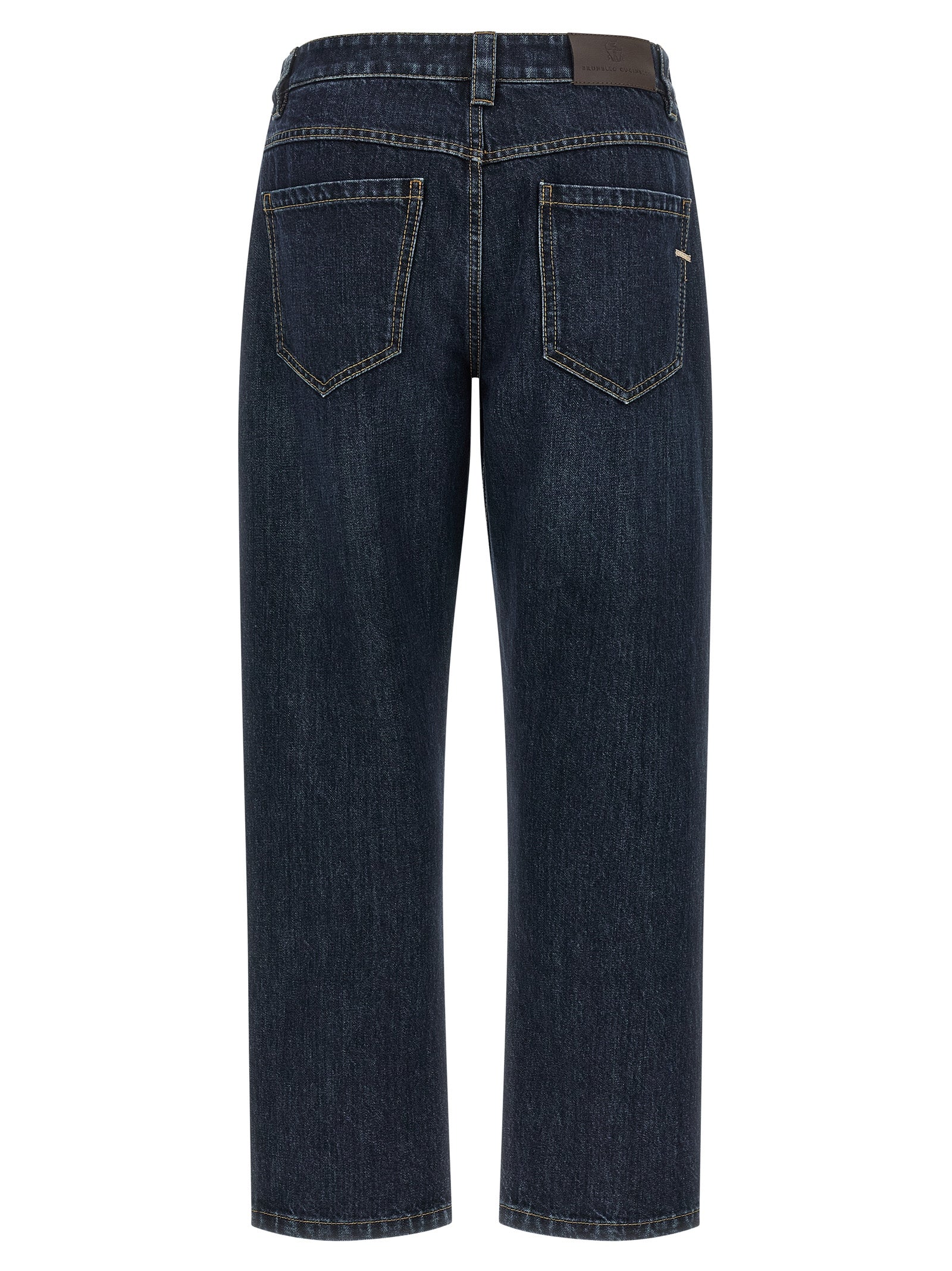 Brunello Cucinelli 'Shiny Bartack' Jeans