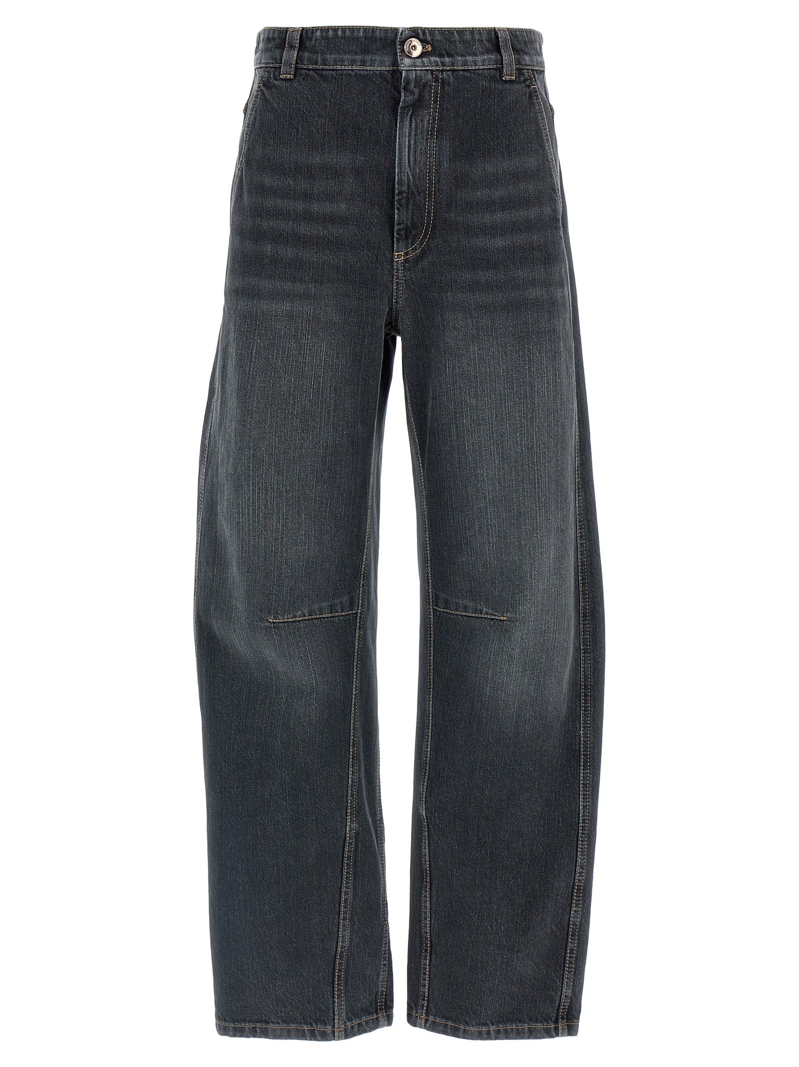 Brunello Cucinelli Curved Soft Jeans