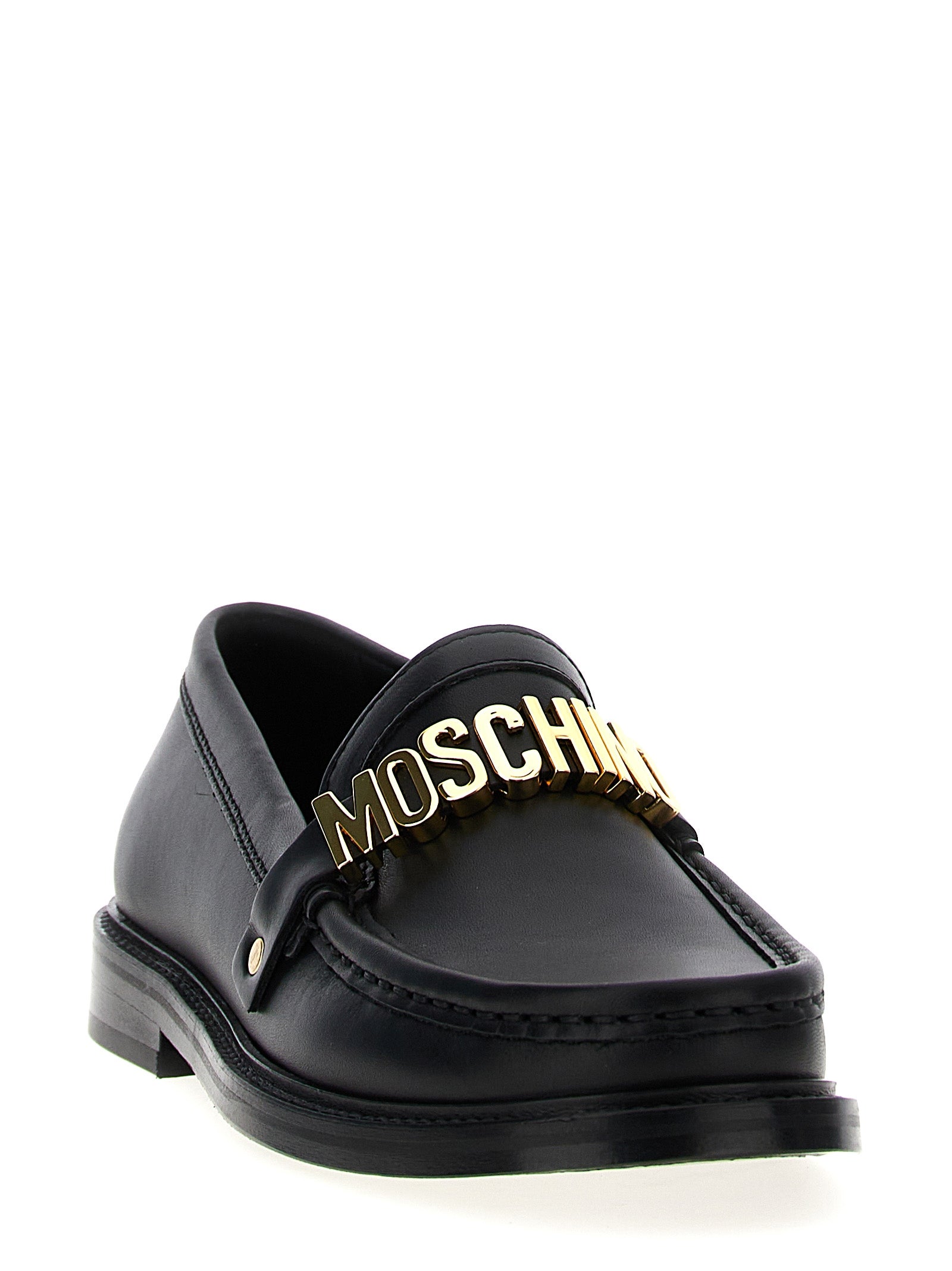 Moschino 'Lettering' Loafers