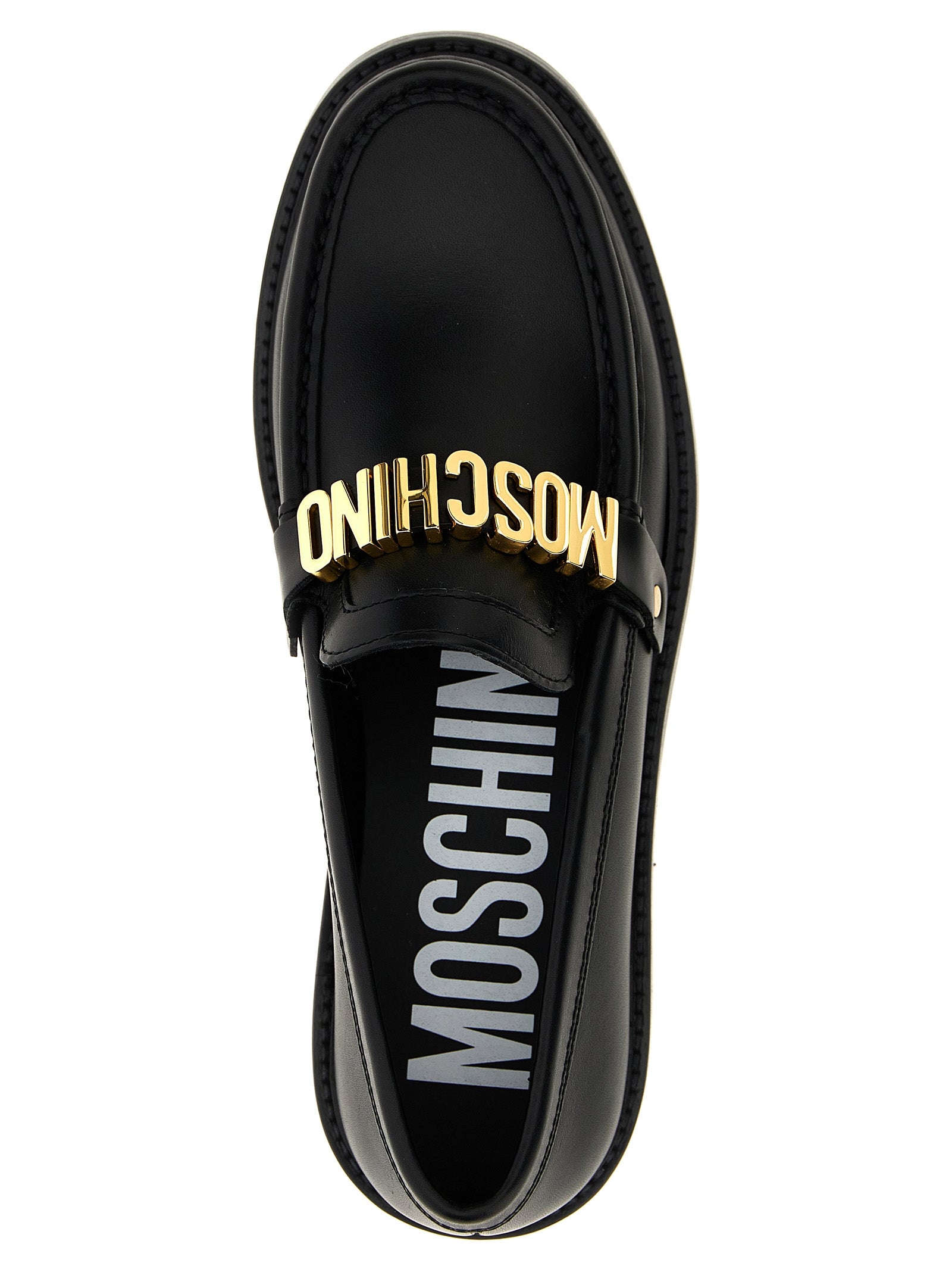 Moschino 'Lettering' Loafers