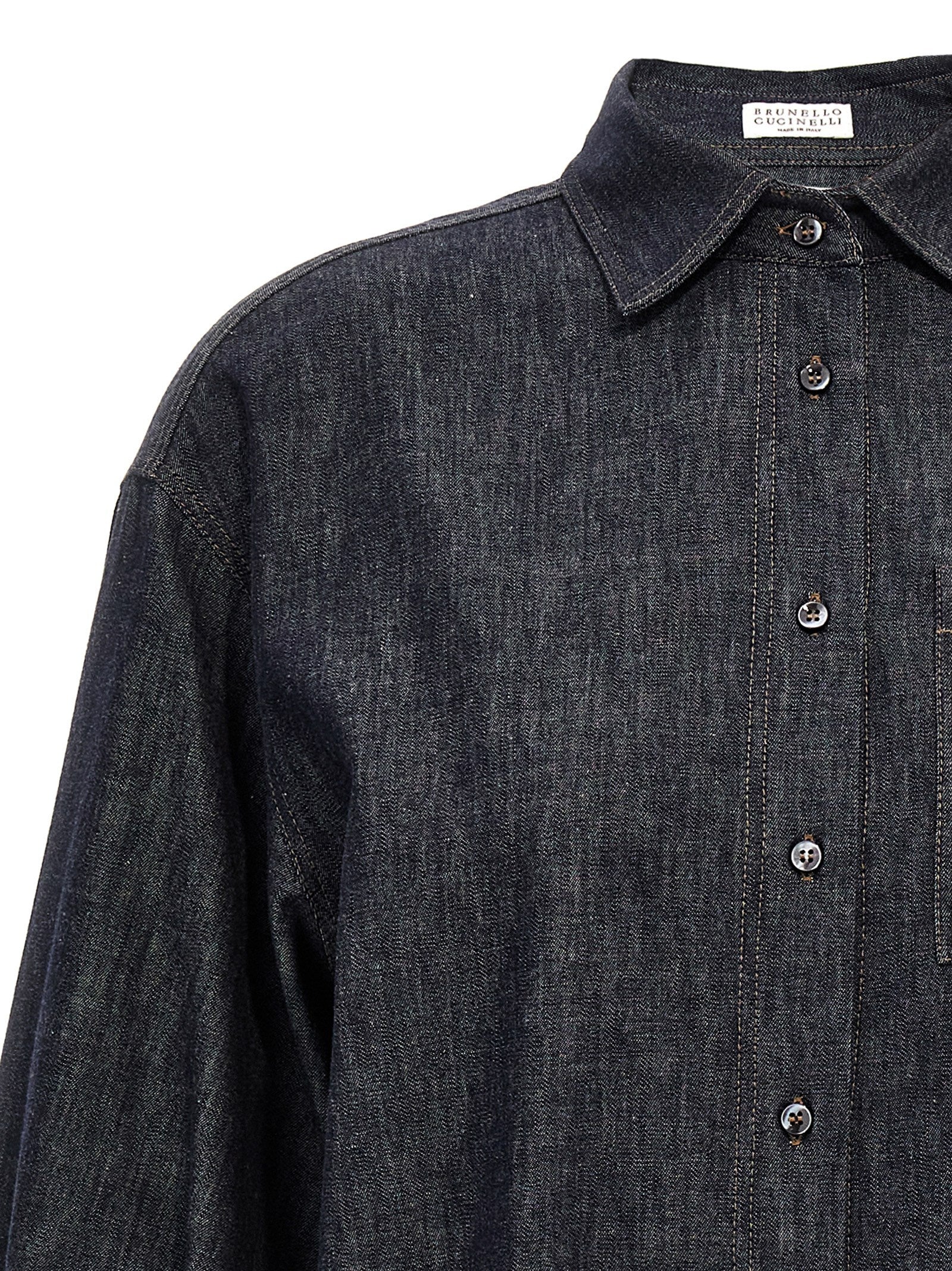 Brunello Cucinelli 'Denim No Fade' Shirt