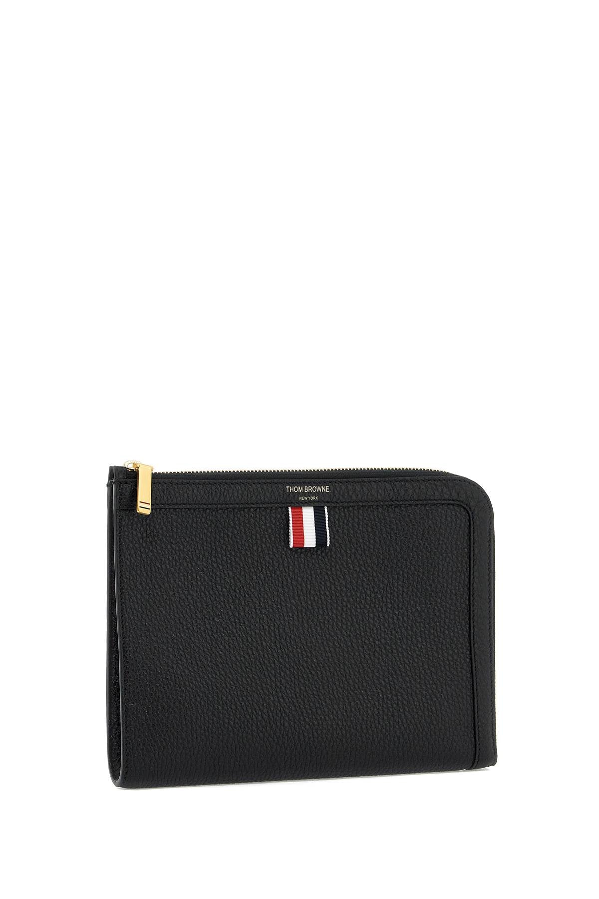 Thom Browne Embossed Leather Pouch