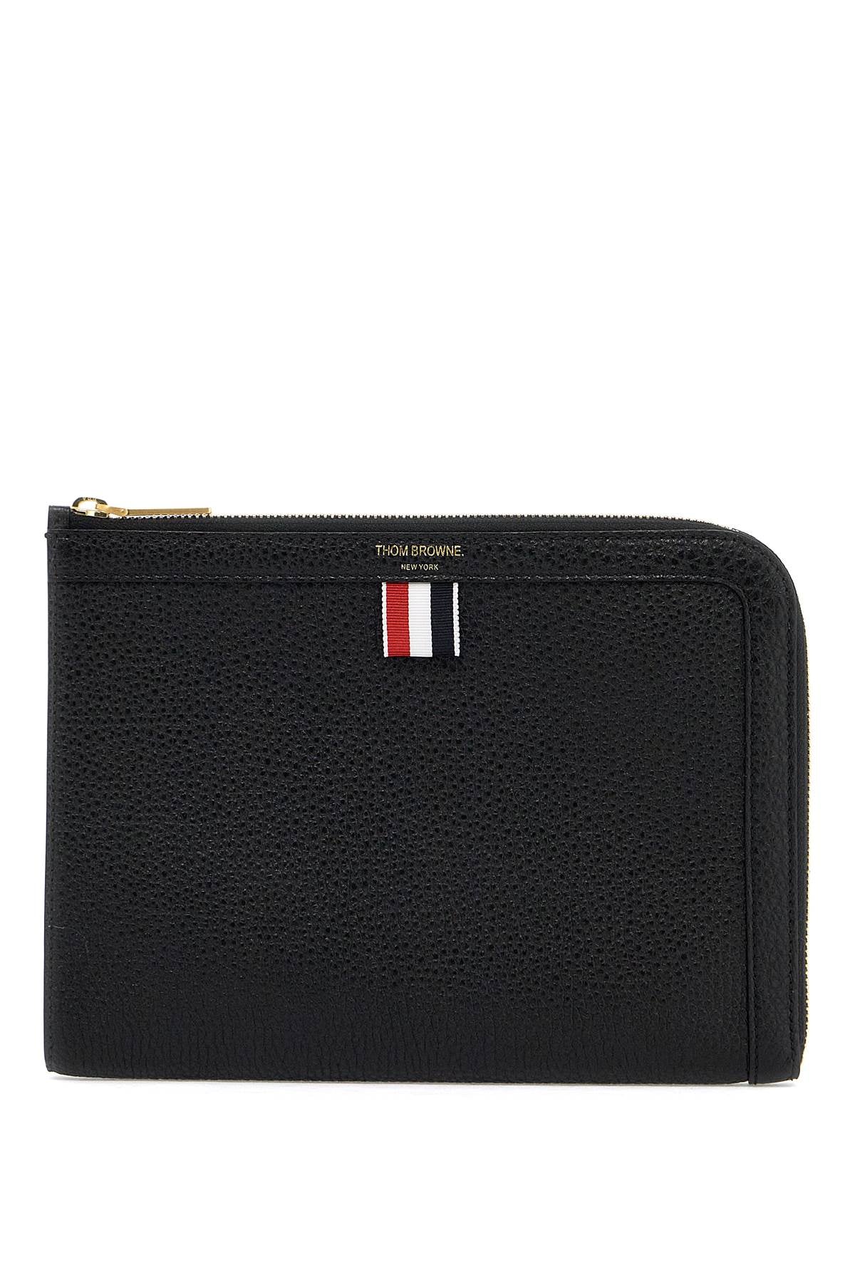 Thom Browne Embossed Leather Pouch