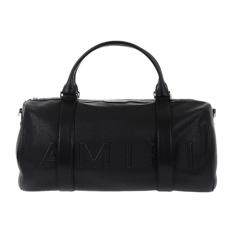 Amiri Leather Duffle Bag Black
