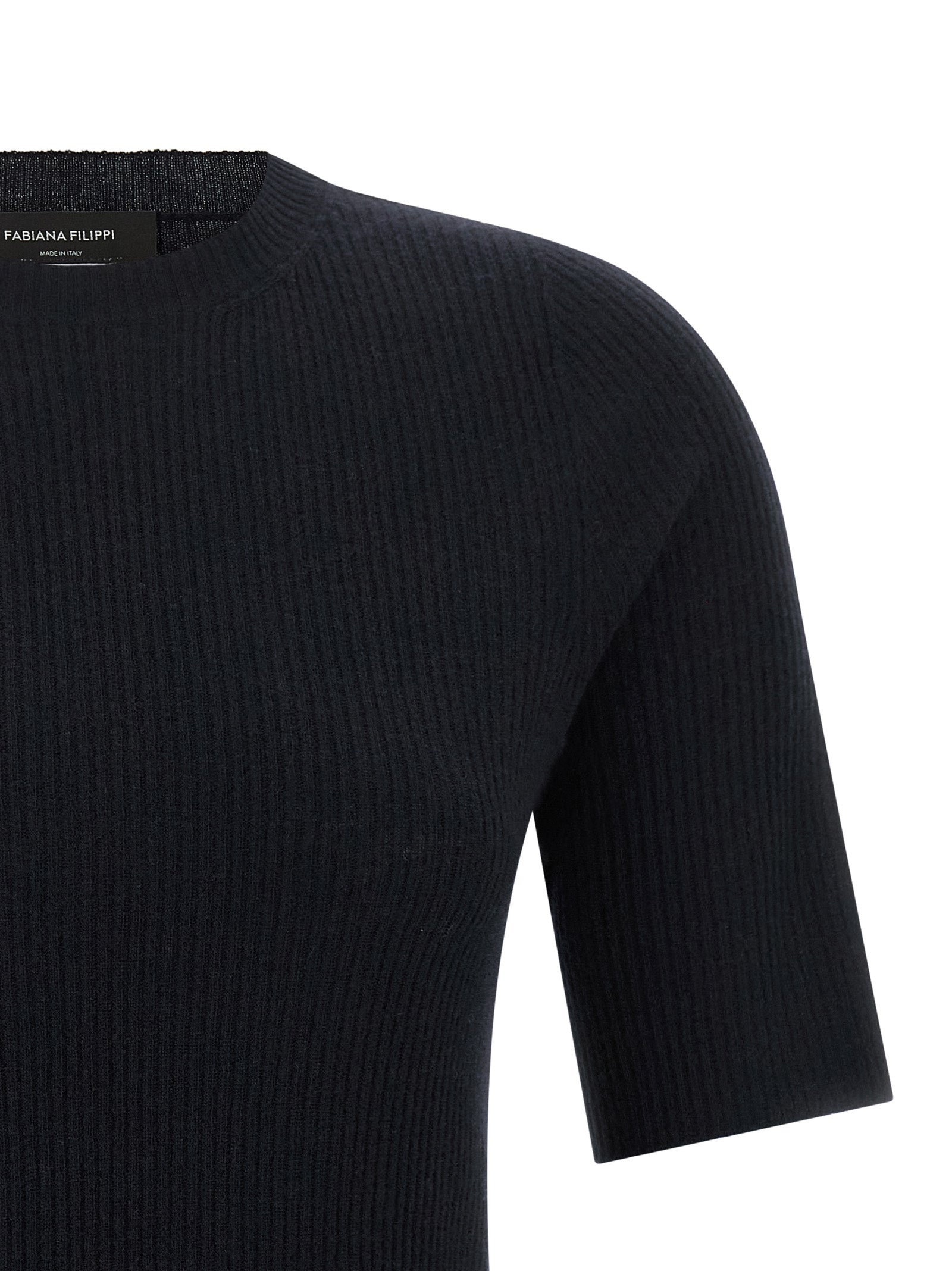 Fabiana Filippi Ribbed Knit T-Shirt