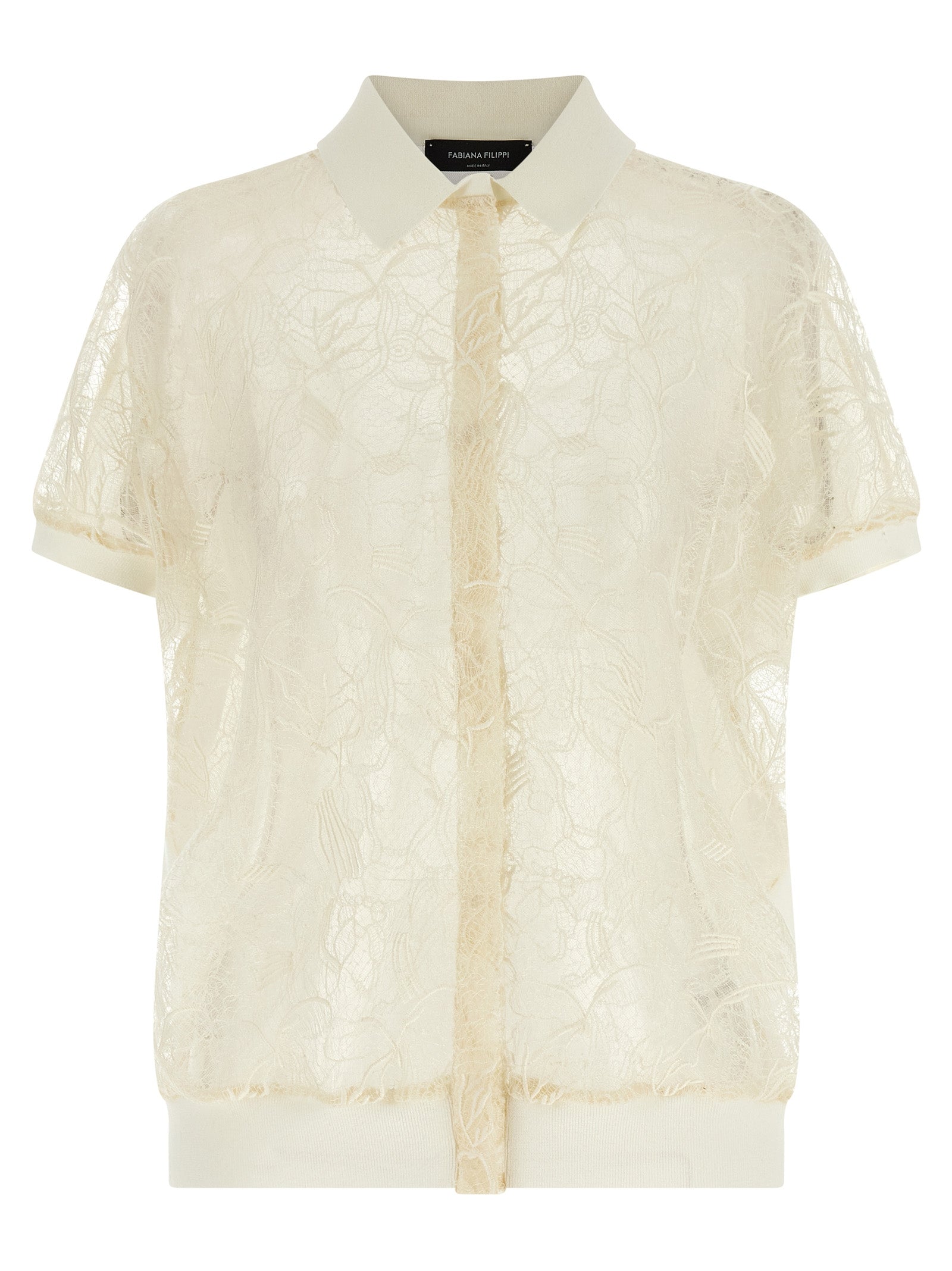 Fabiana Filippi Organza Lace Cardigan