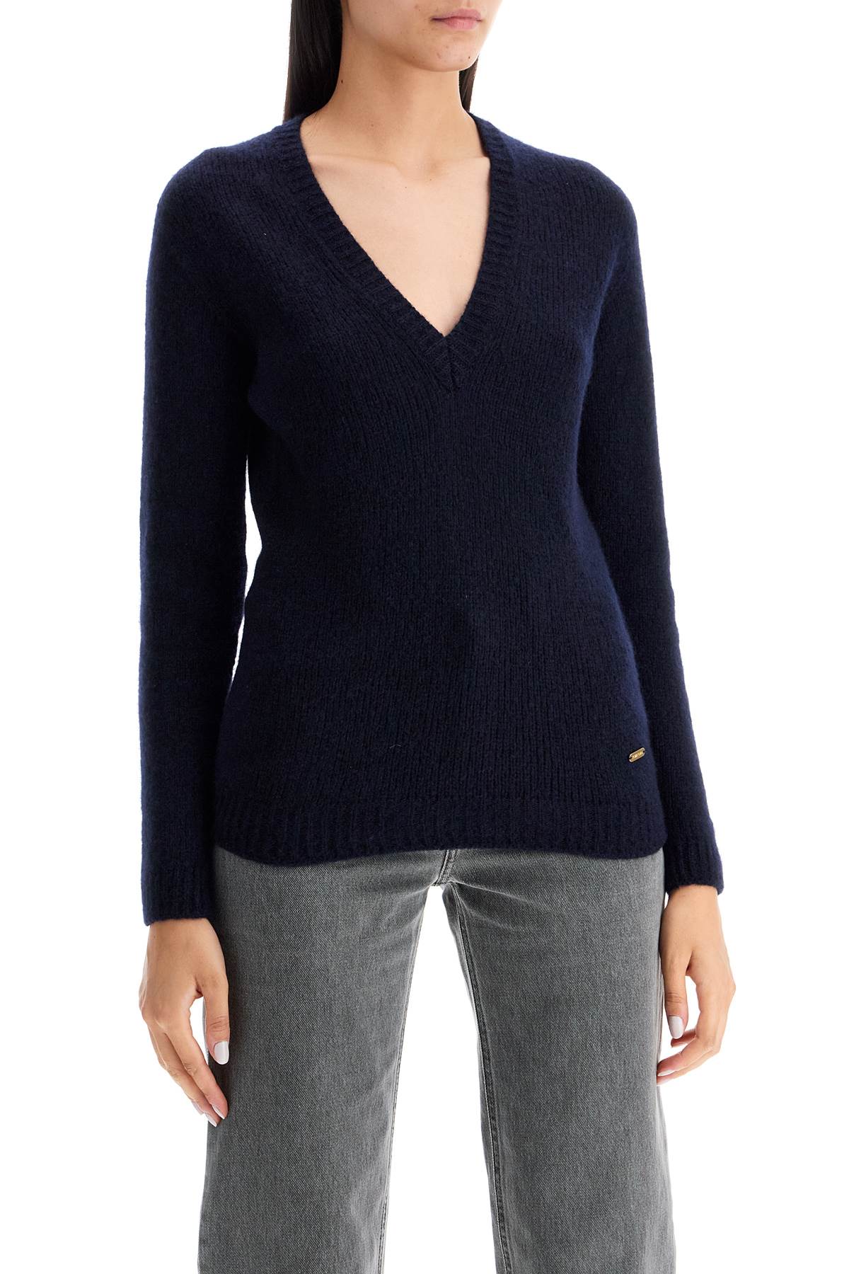 Tom Ford Regular Fit V-Neck Pullover Sweater.