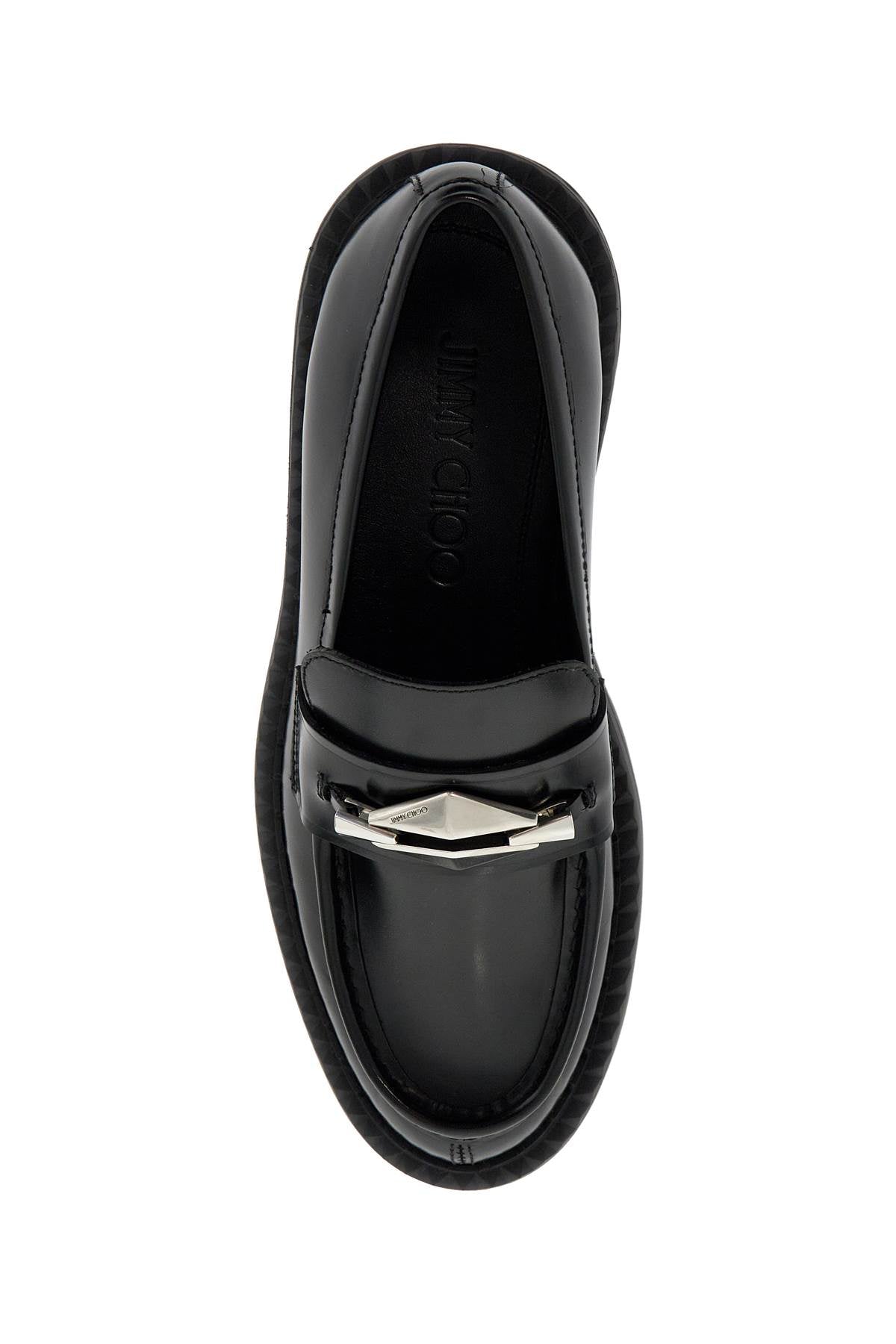 Jimmy Choo Marlow Leather Loafers In