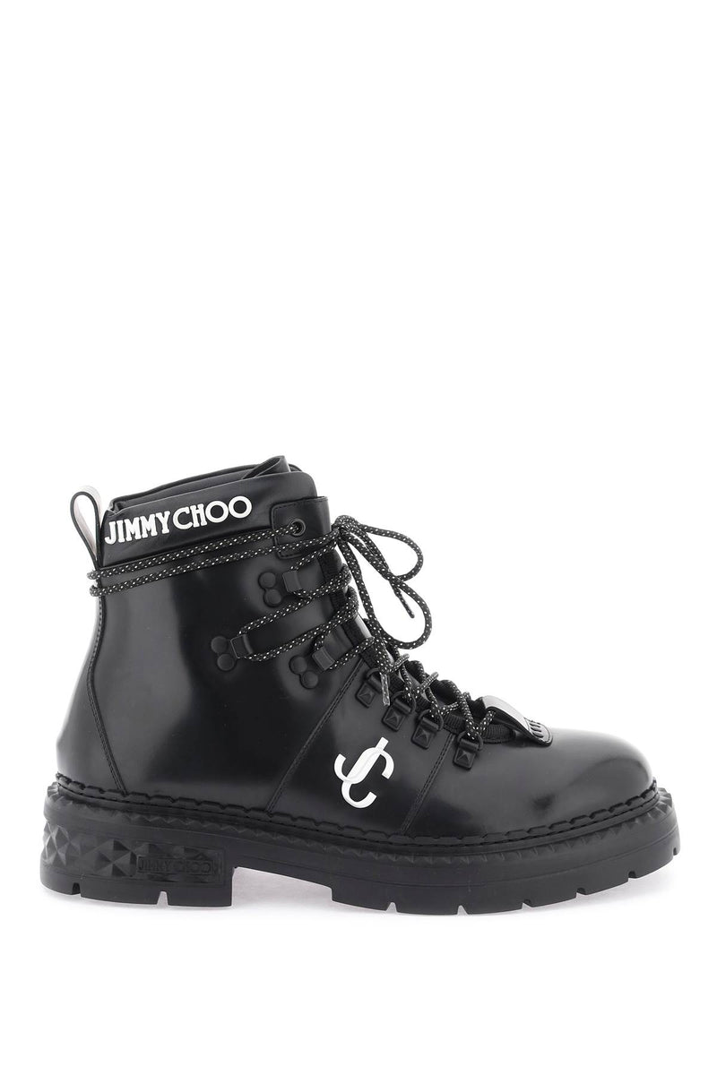 Jimmy Choo 'Marlow' Hiking Boots Black