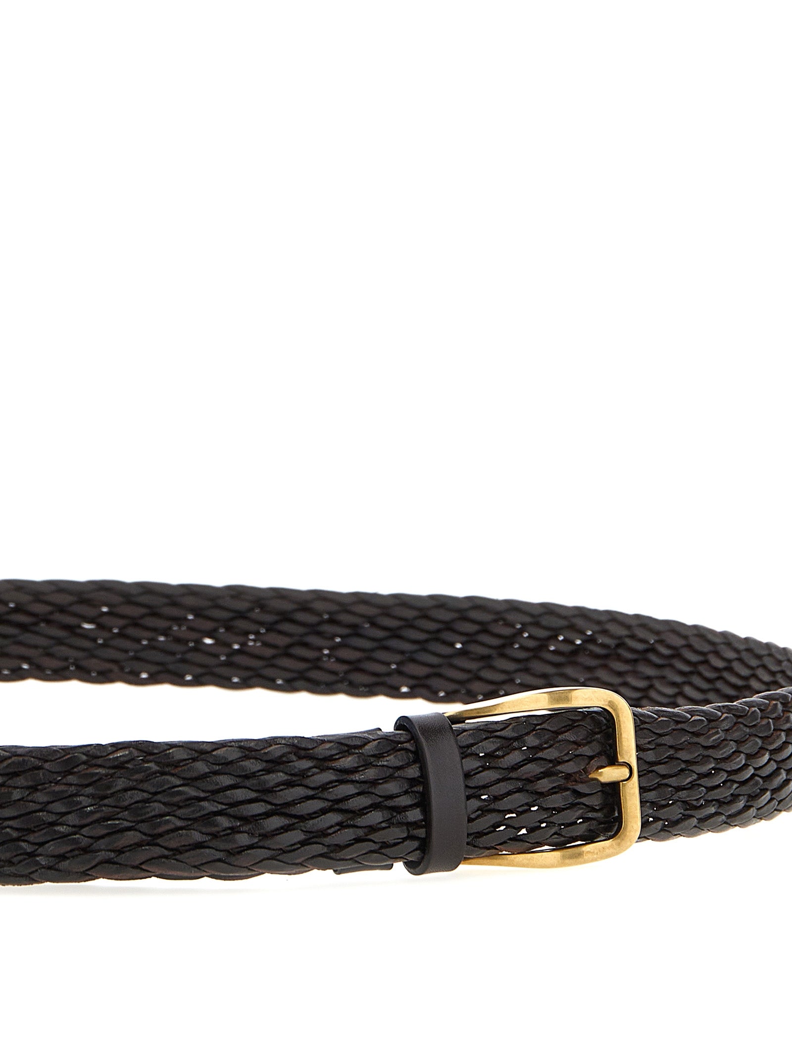 Brunello Cucinelli Braided Leather Belt