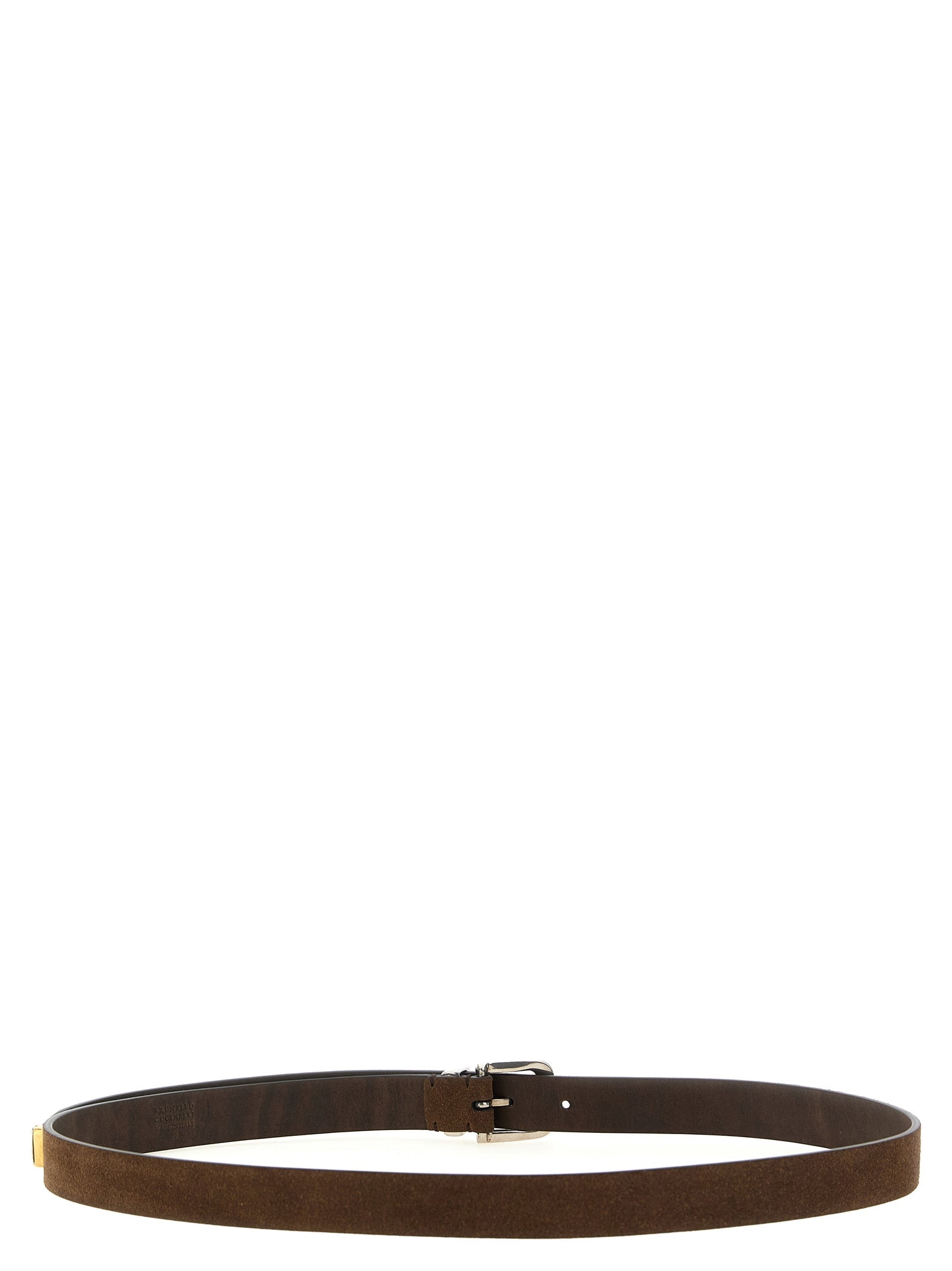 Brunello Cucinelli Inverted Leather Belt