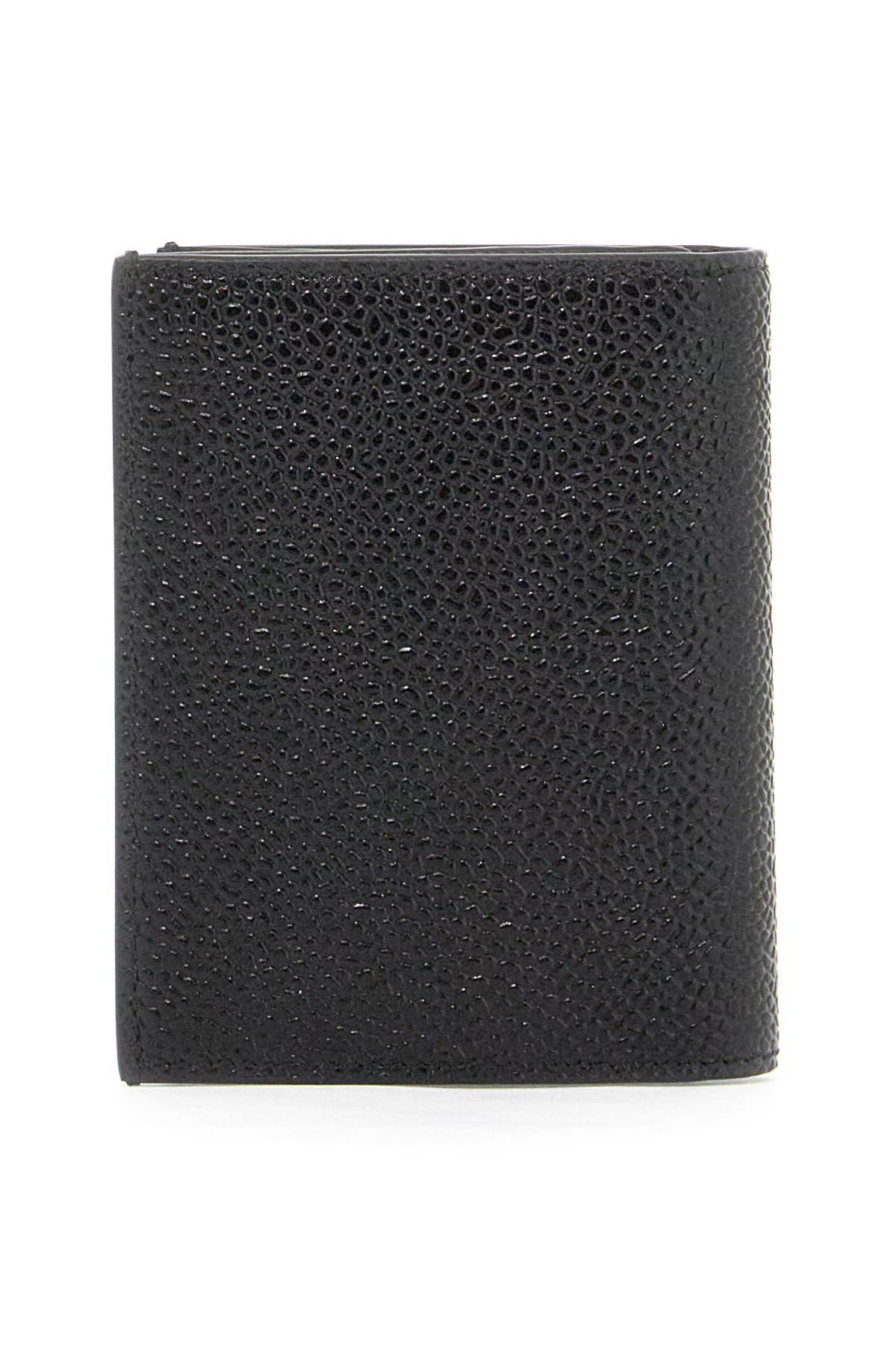 Thom Browne Bifold Hammered Leather Card Holder