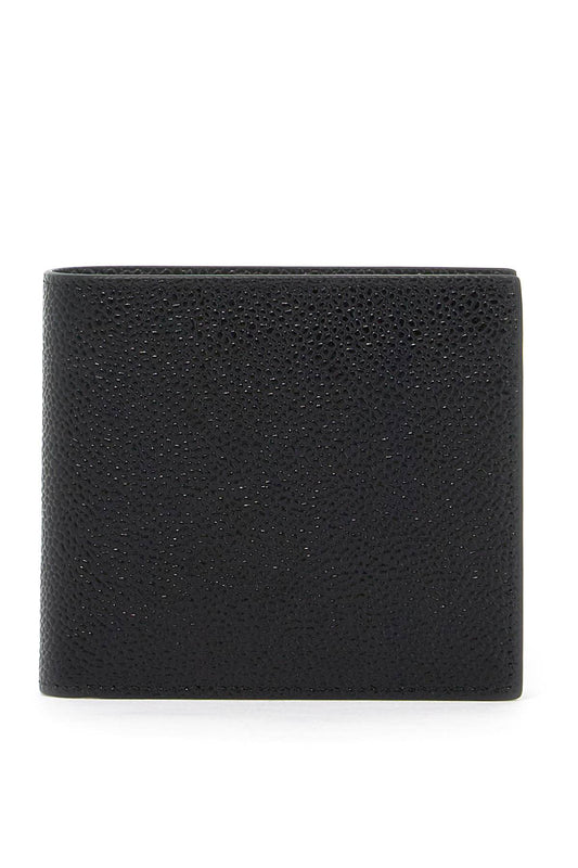 Thom Browne Pebble Grain Leather Bi-Fold Wallet Black