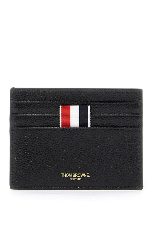 Thom Browne Pebble Leather Card Holder Black