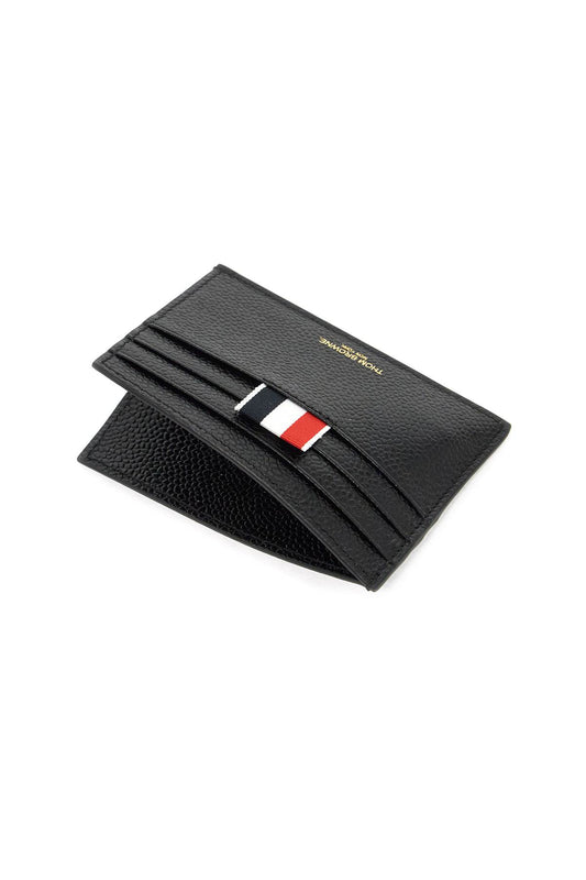 Thom Browne Pebble Leather Card Holder Black