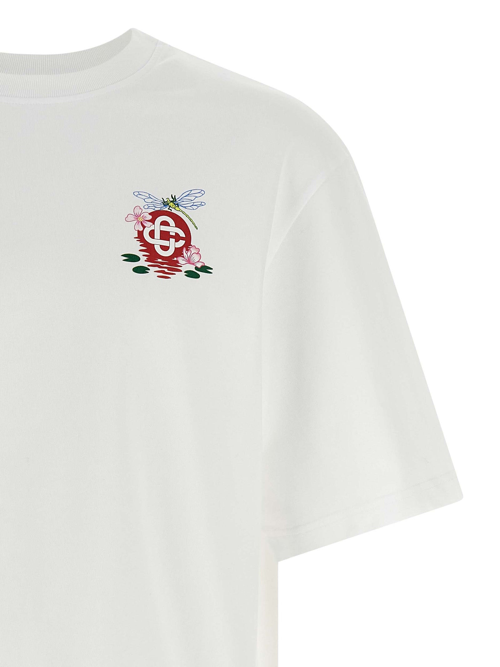 Casablanca 'Dragonfly Floral' T-Shirt