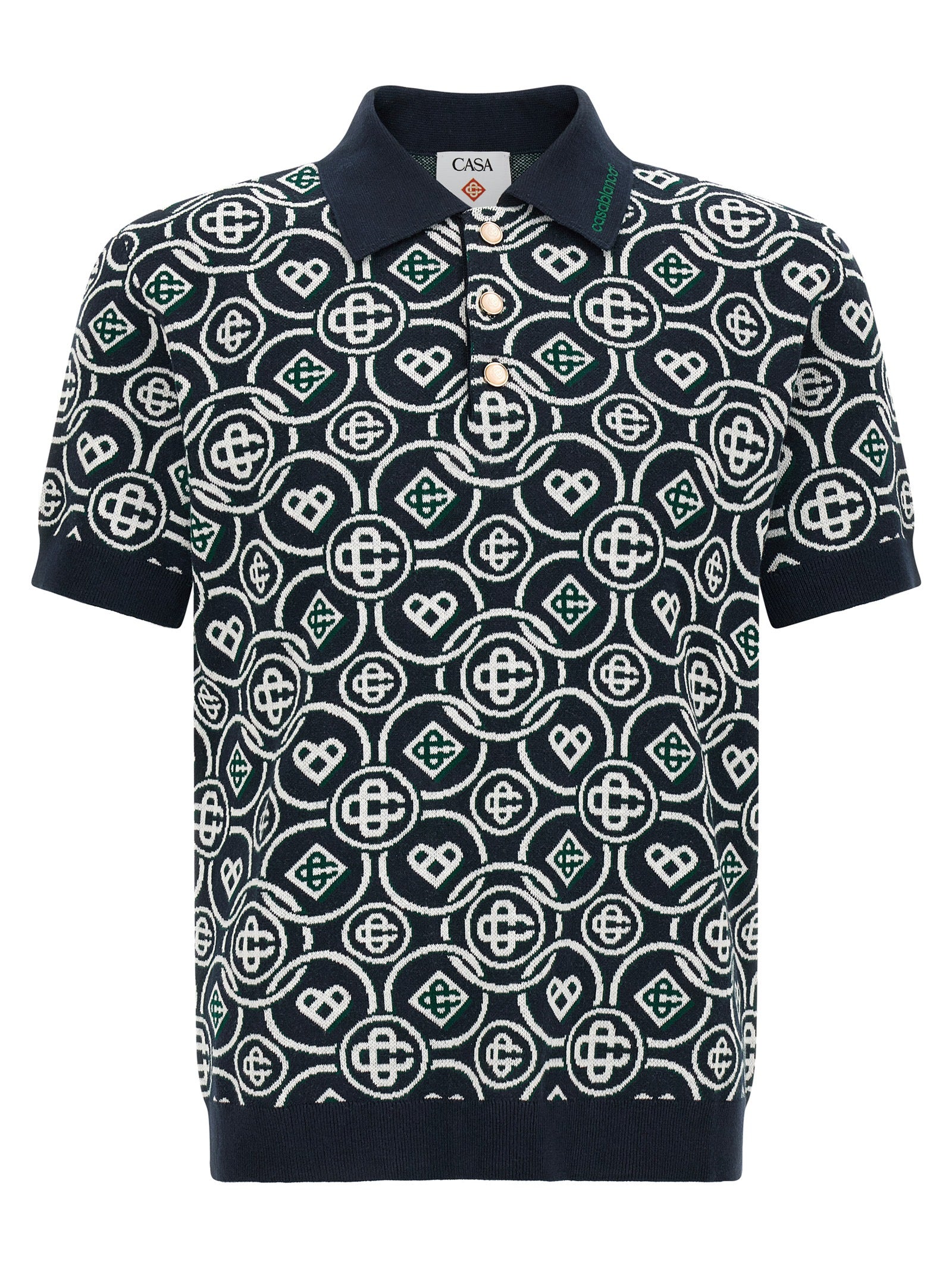 Casablanca 'Monogram' Polo Shirt