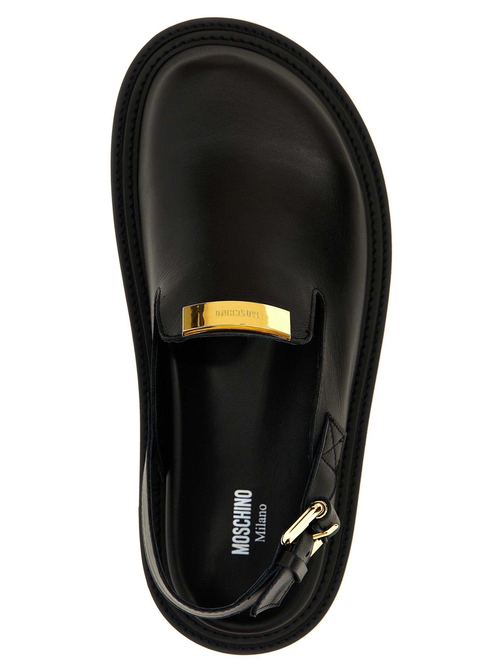 Moschino Logo Sandals