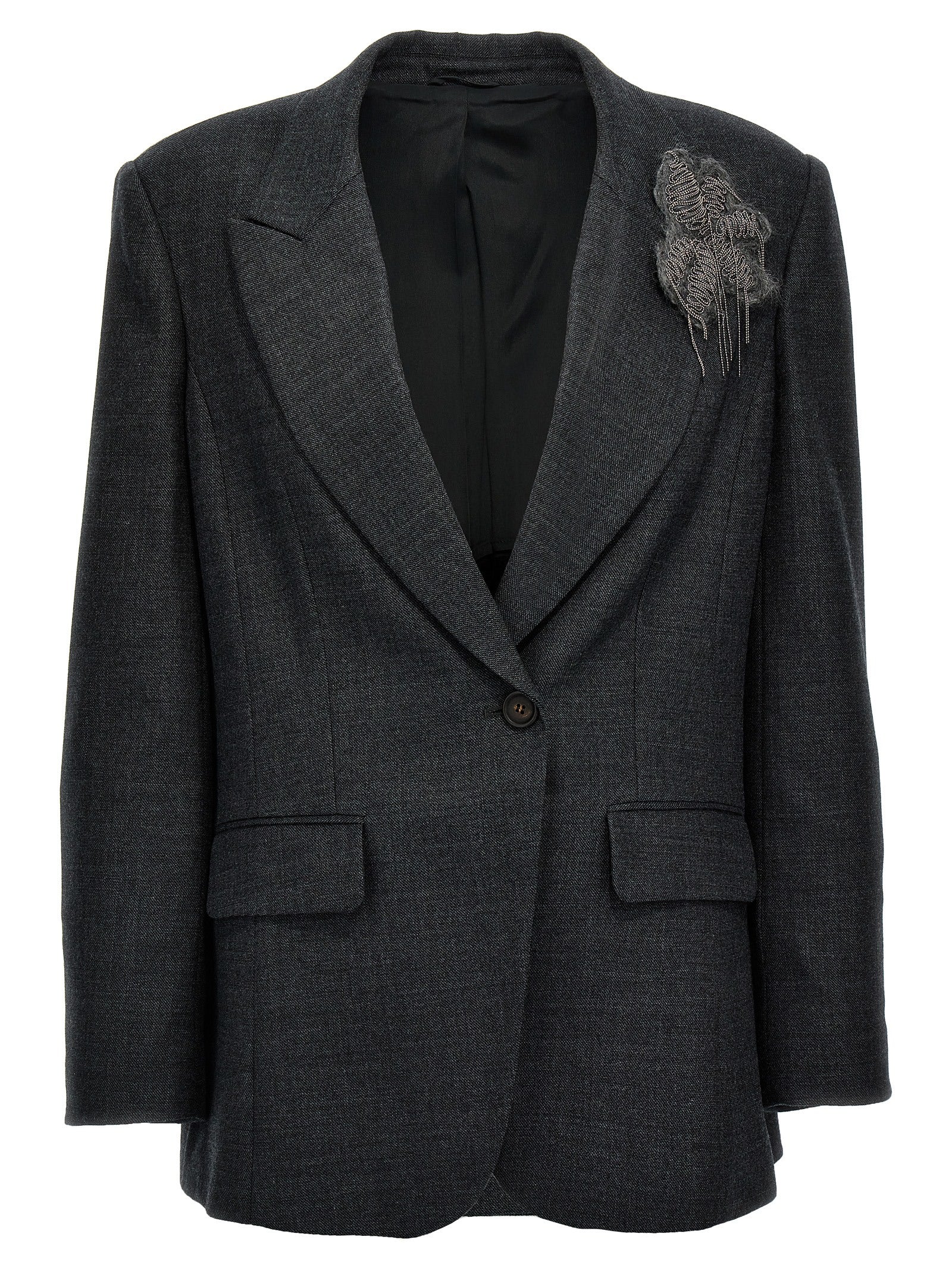 Brunello Cucinelli 'Monile' Single-Breasted Blazer