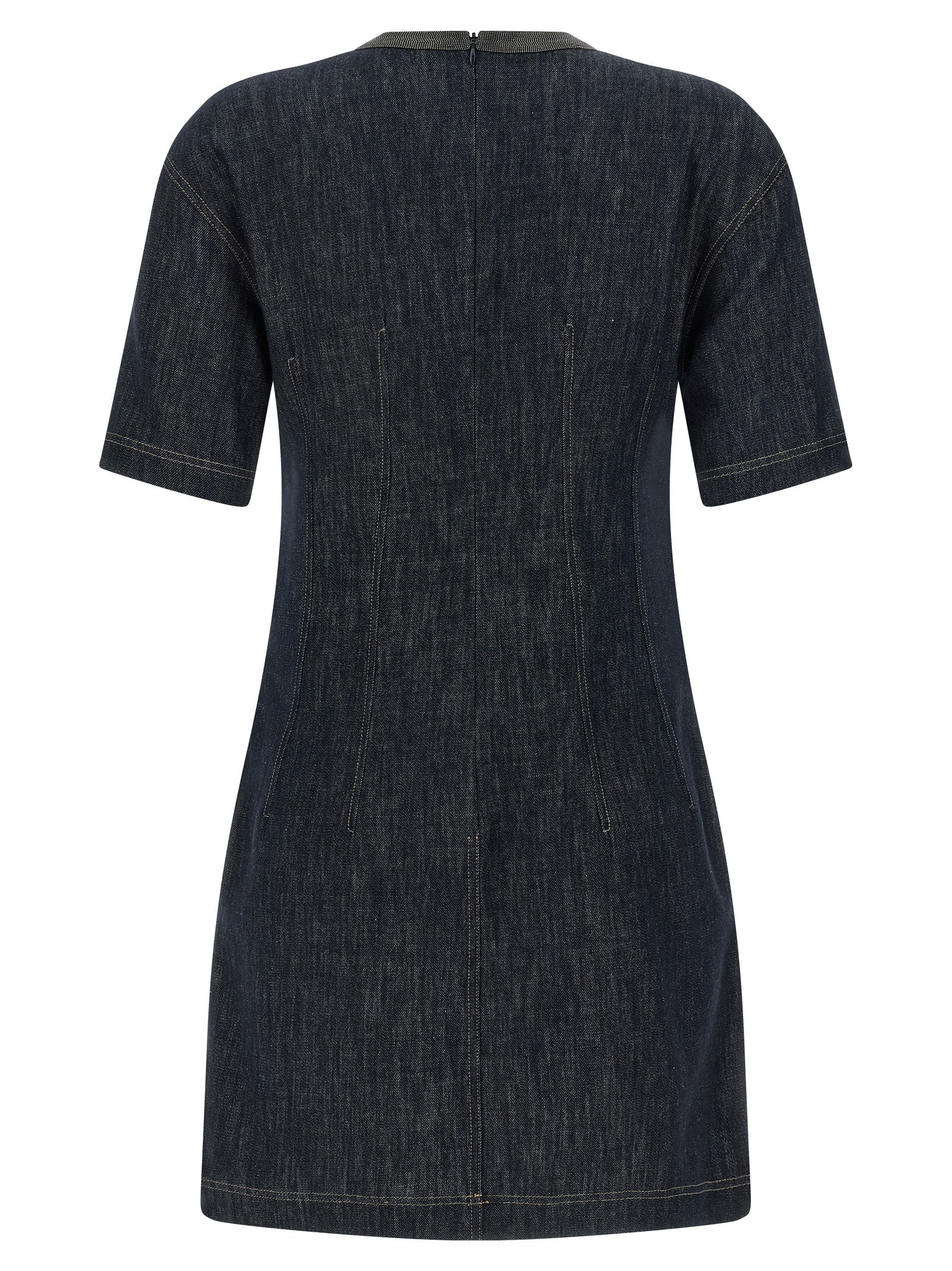 Brunello Cucinelli Monile Denim Dress