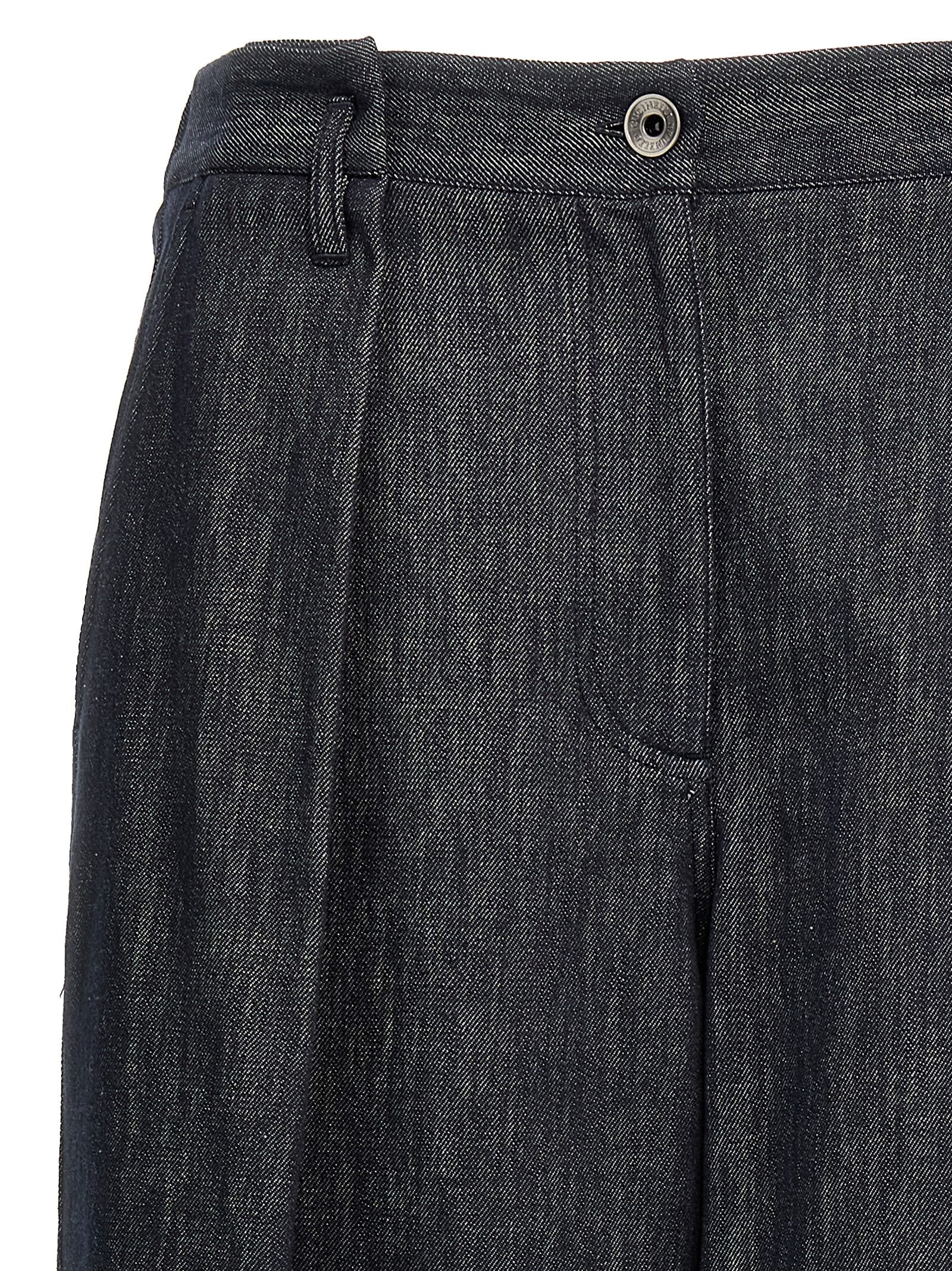 Brunello Cucinelli 'A-Line Pleated' Pants