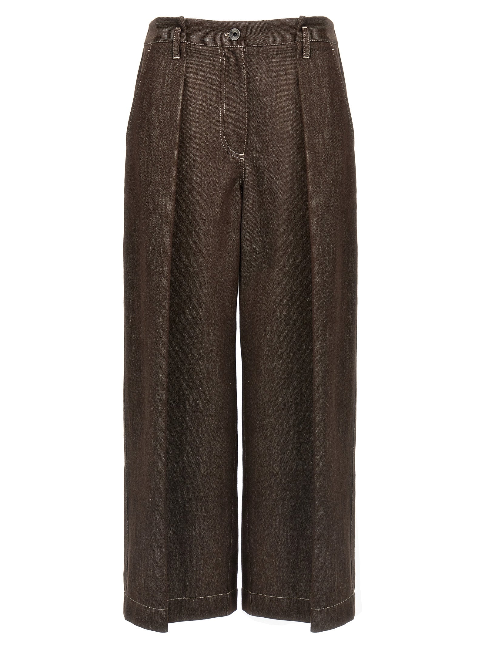 Brunello Cucinelli 'A-Line Pleated' Pants