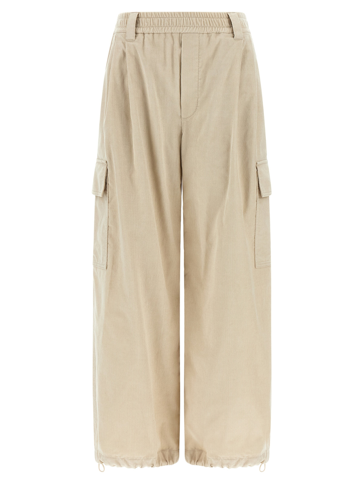 Brunello Cucinelli Beige 'Baggy Cargo' Pants