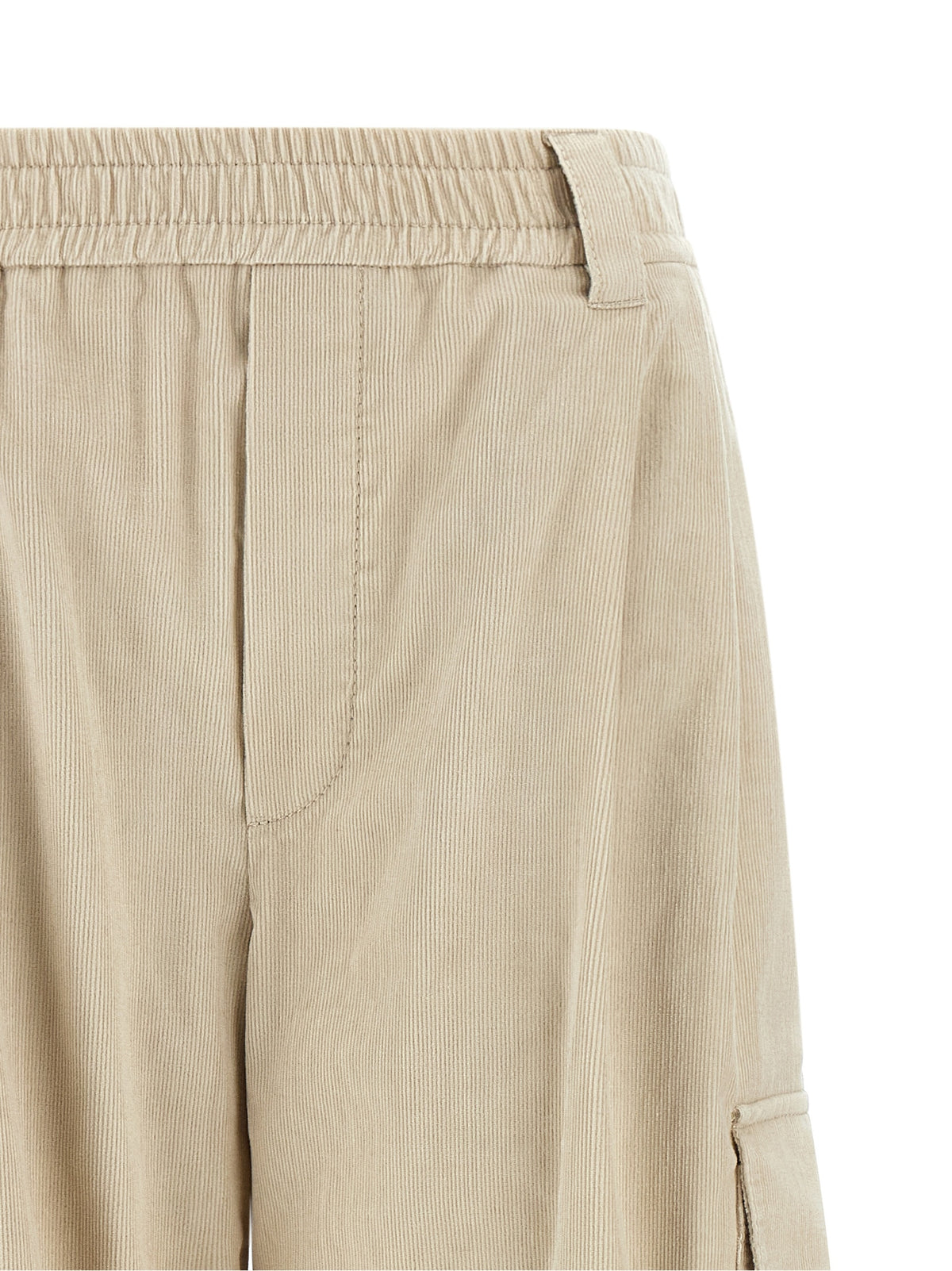 Brunello Cucinelli Beige 'Baggy Cargo' Pants