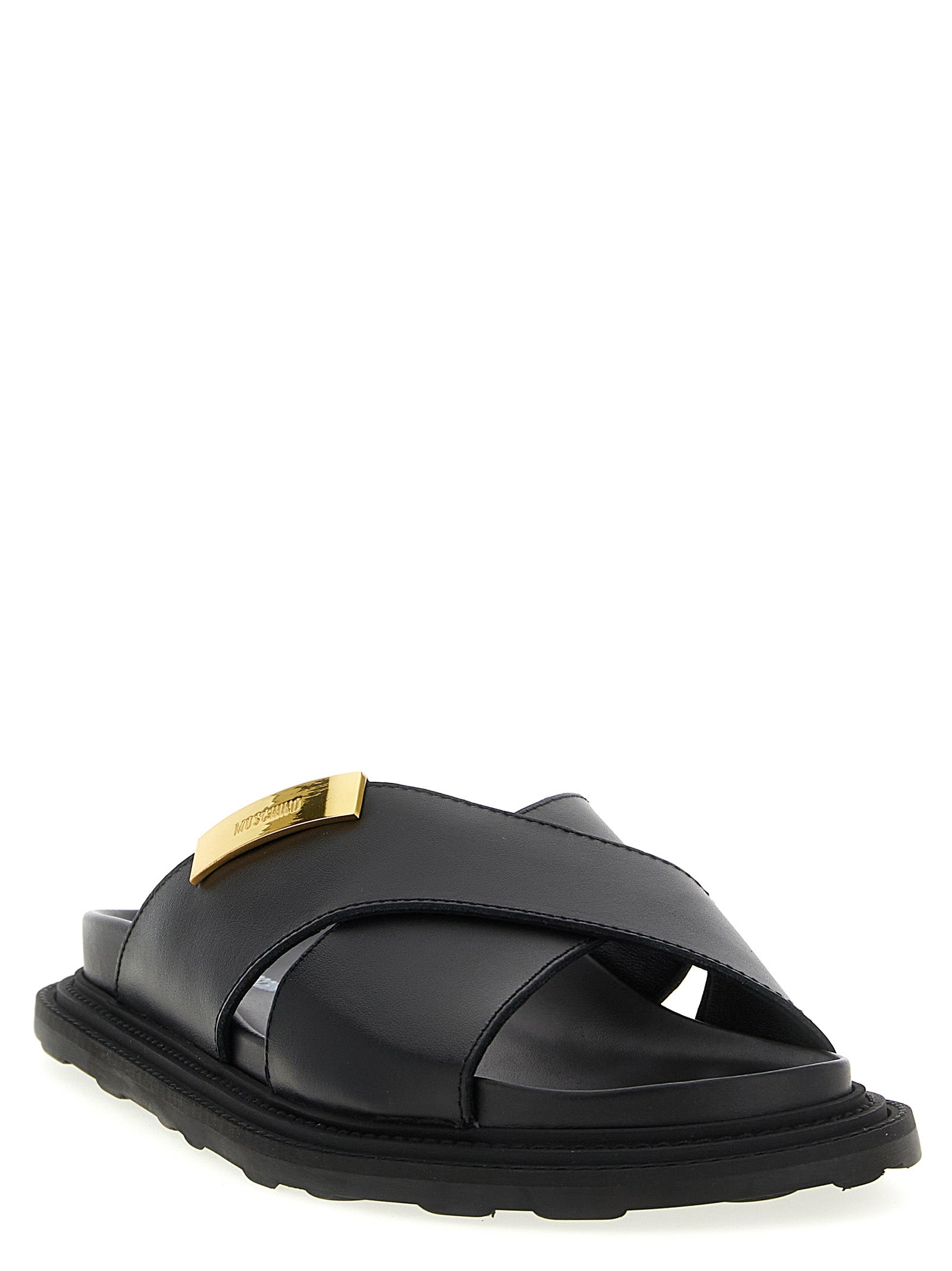 Moschino Leather Sandals