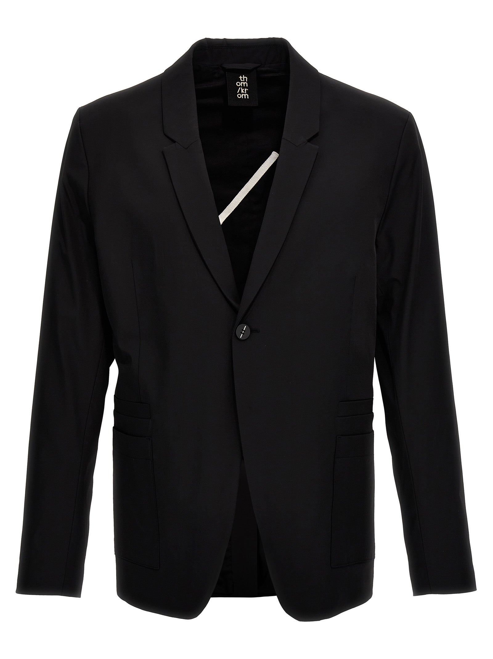 Thom Krom Nylon Single-Breasted Blazer