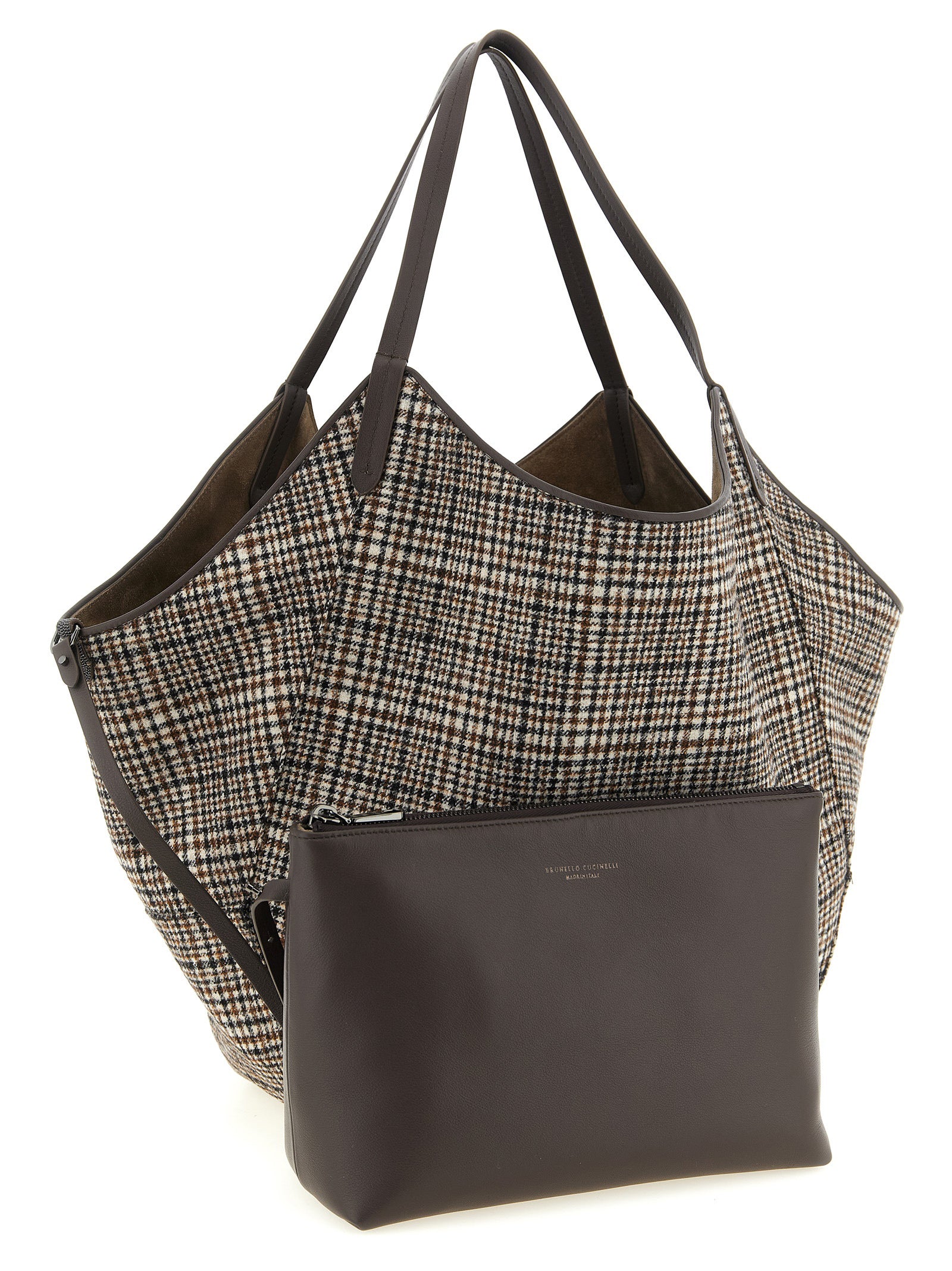 Brunello Cucinelli 'Monile' Reversible Shopping Bag