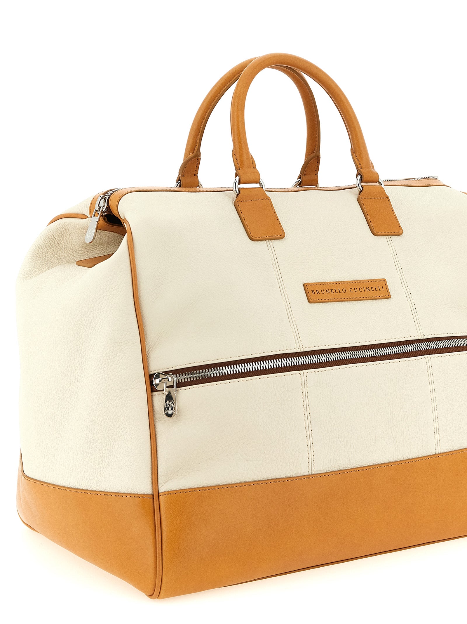 Brunello Cucinelli Leather Duffel Bag