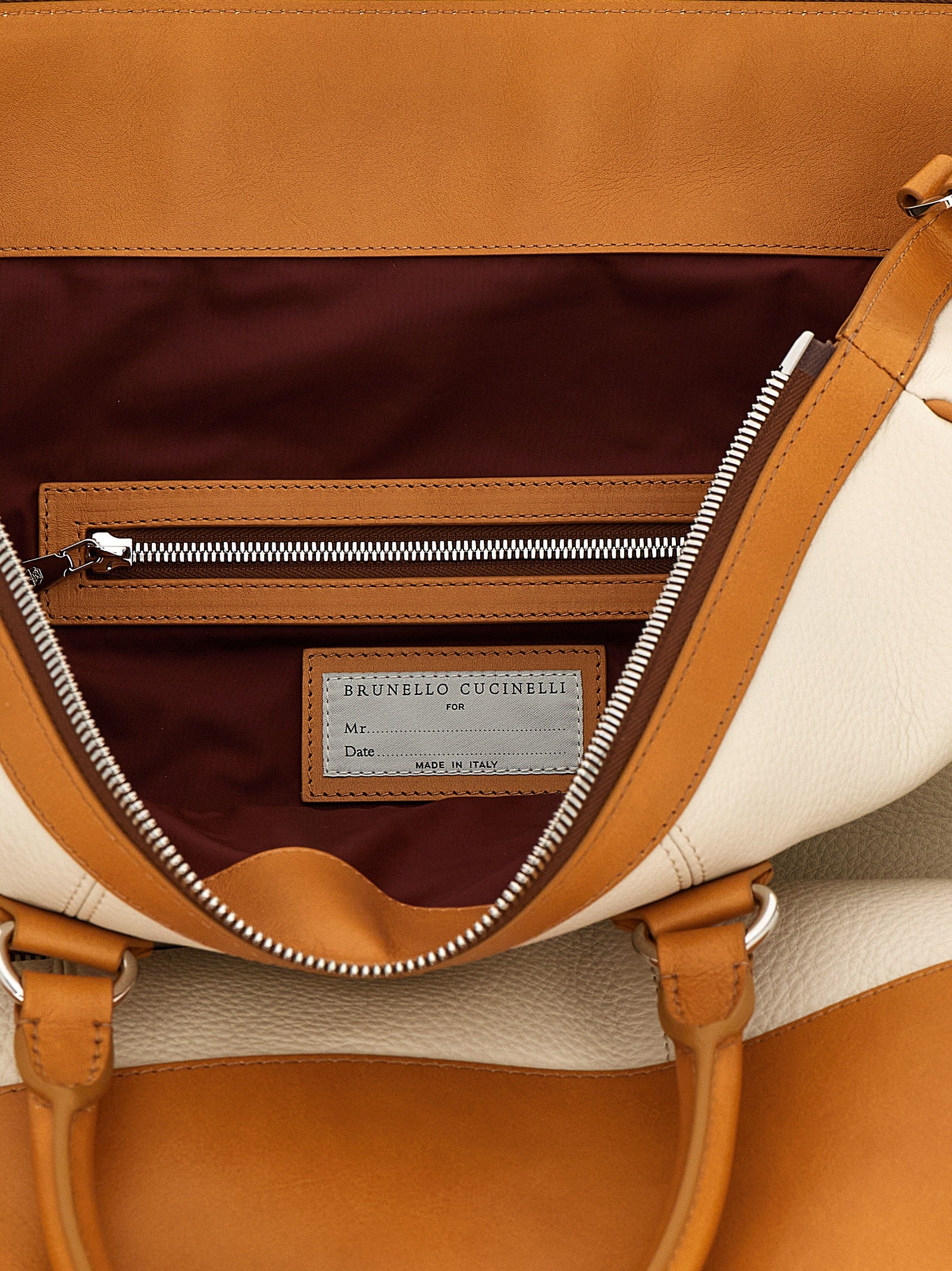 Brunello Cucinelli Leather Duffel Bag