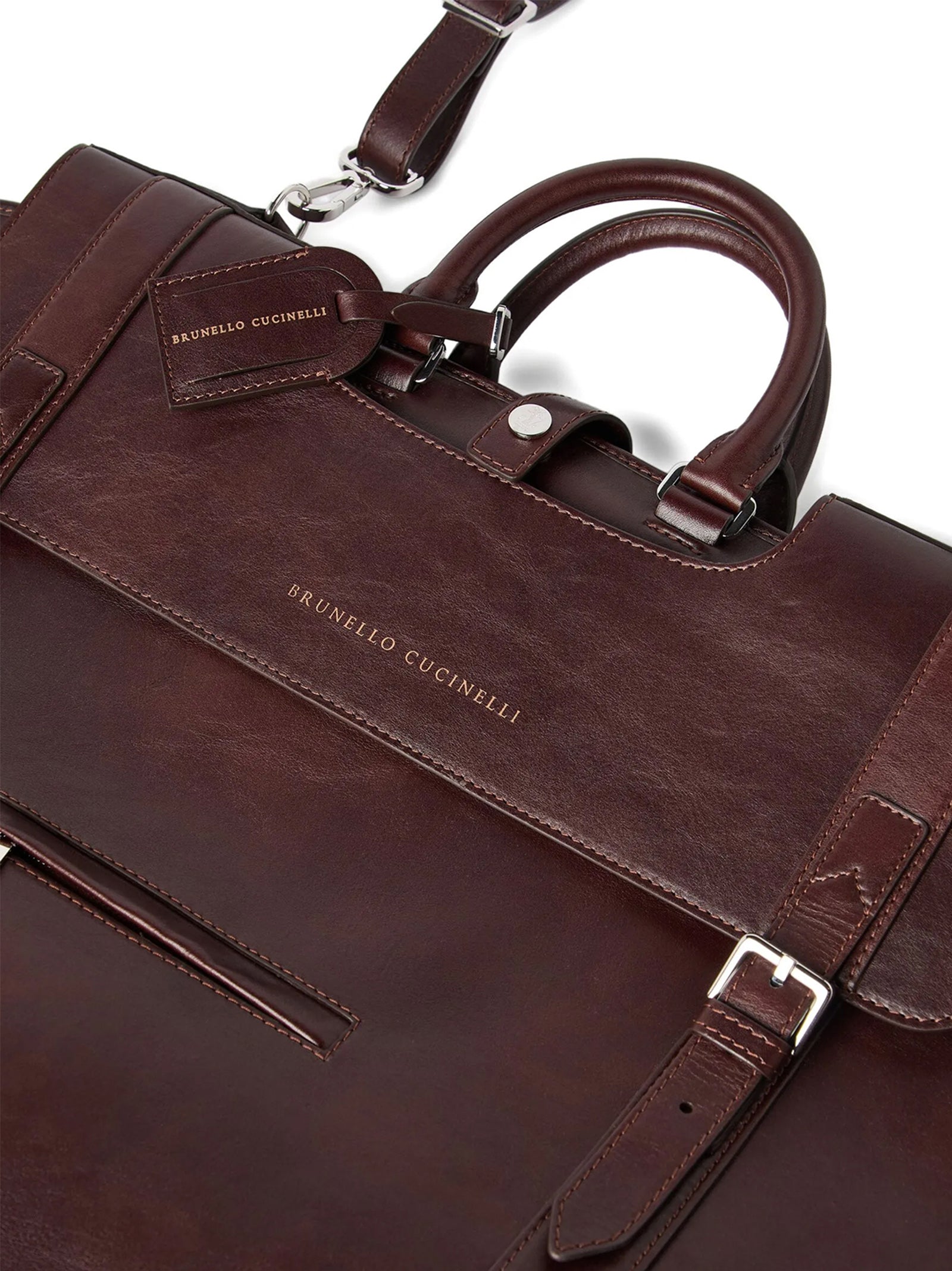 Brunello Cucinelli Leather Garment Holder