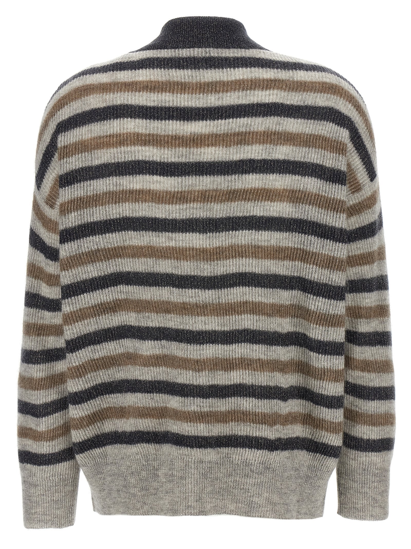 Brunello Cucinelli Lurex Wool Cardigan