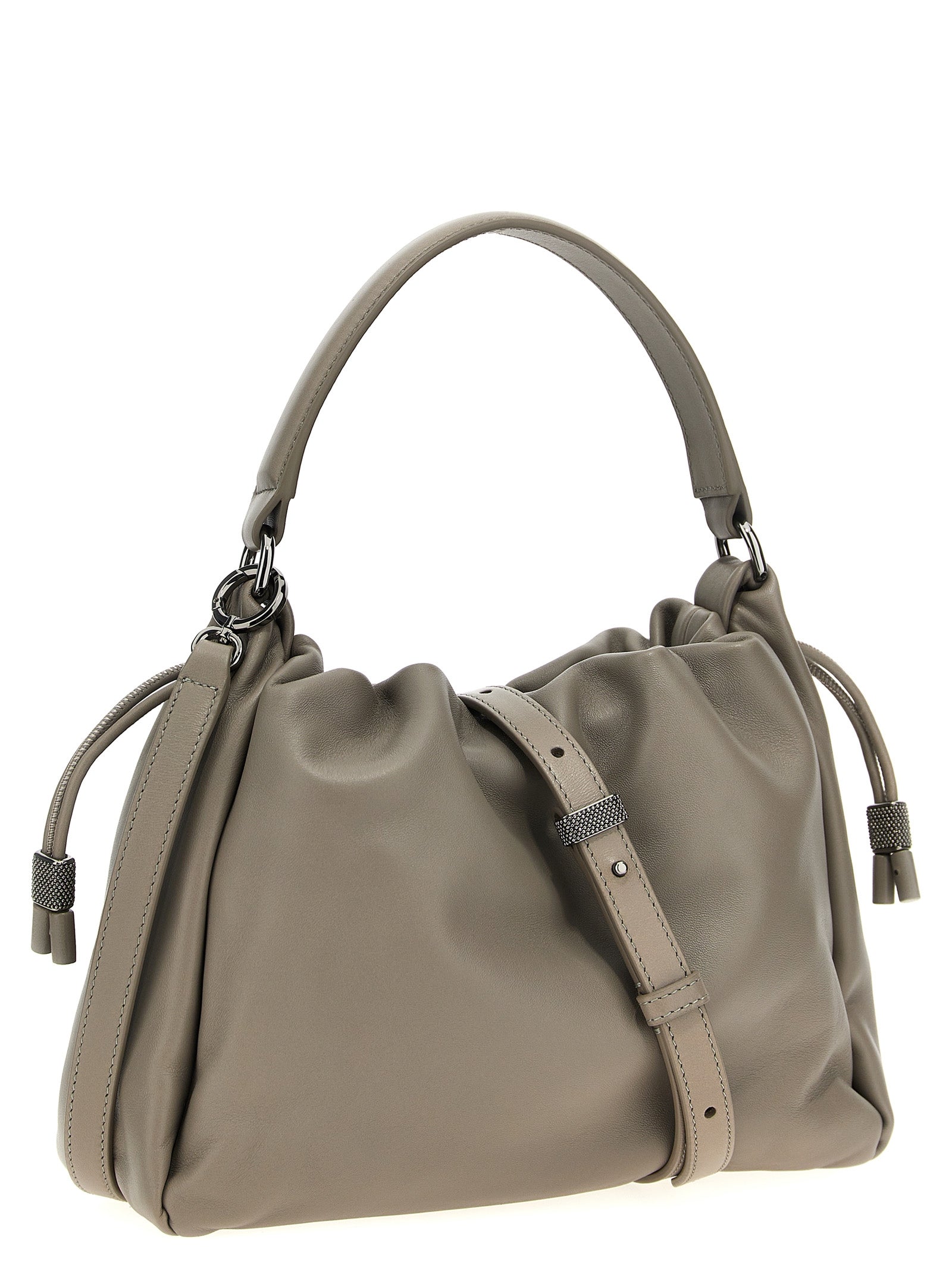 Brunello Cucinelli 'Monile' Leather Handbag