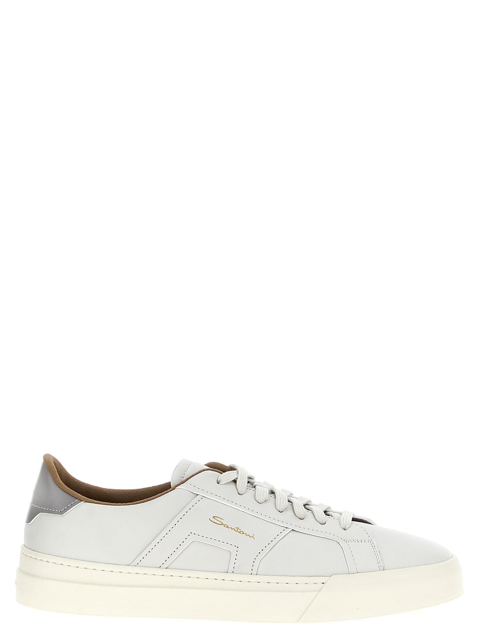 Santoni Leather Sneakers