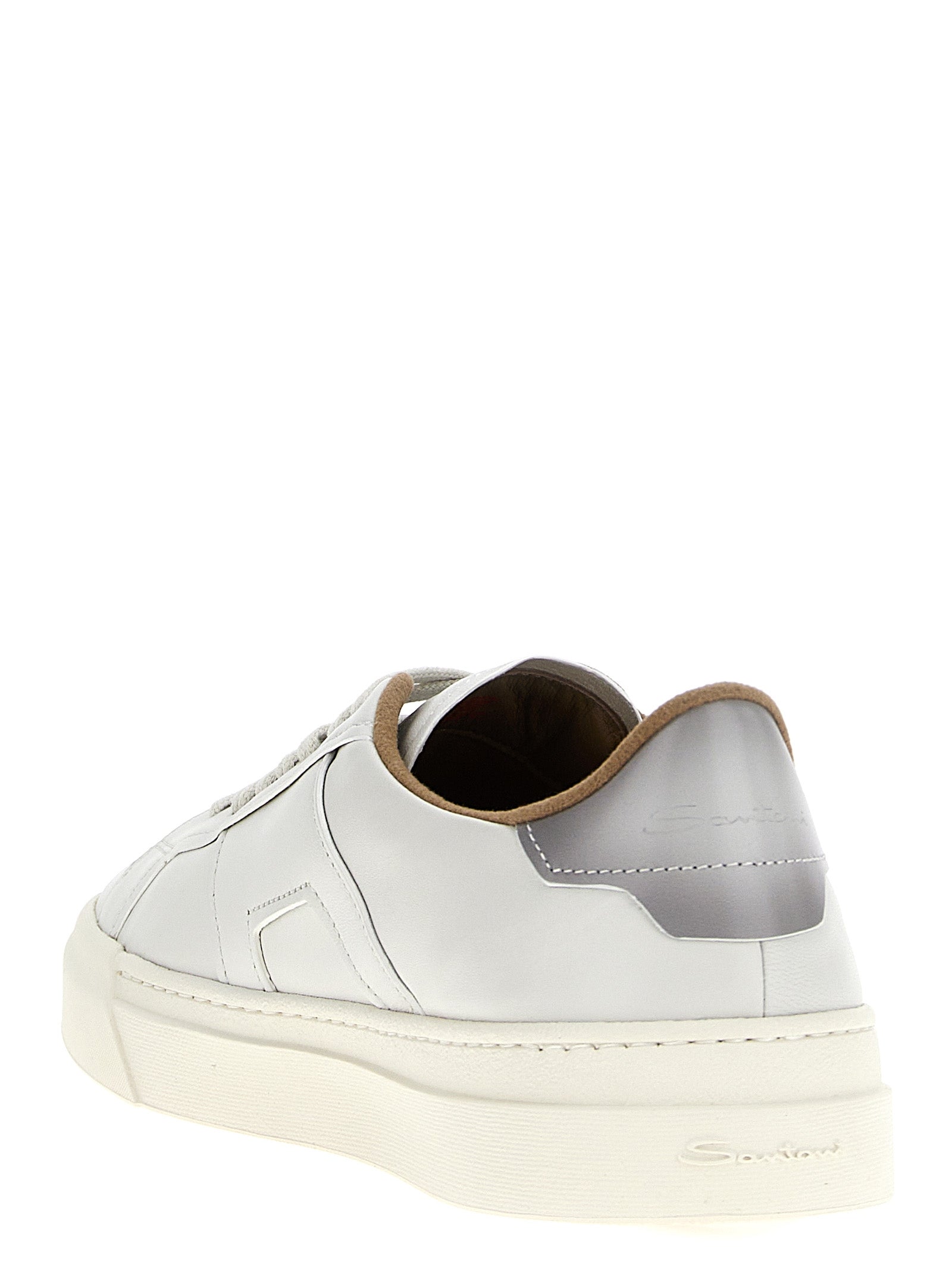 Santoni Leather Sneakers