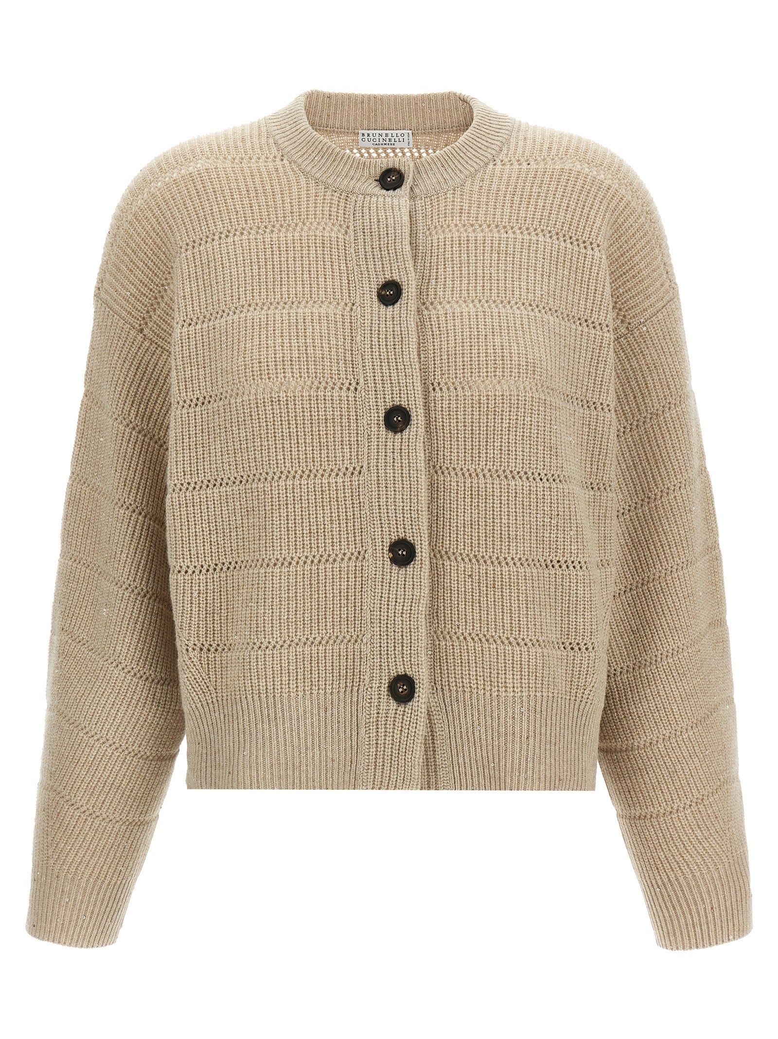 Brunello Cucinelli 'Rustic Dazzling Net' Cardigan
