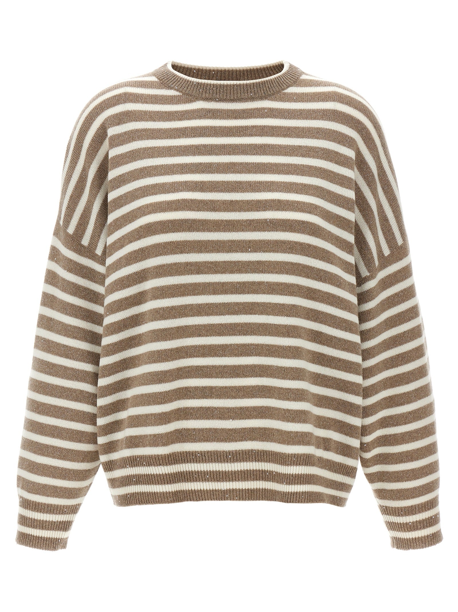 Brunello Cucinelli Sequin Striped Sweater