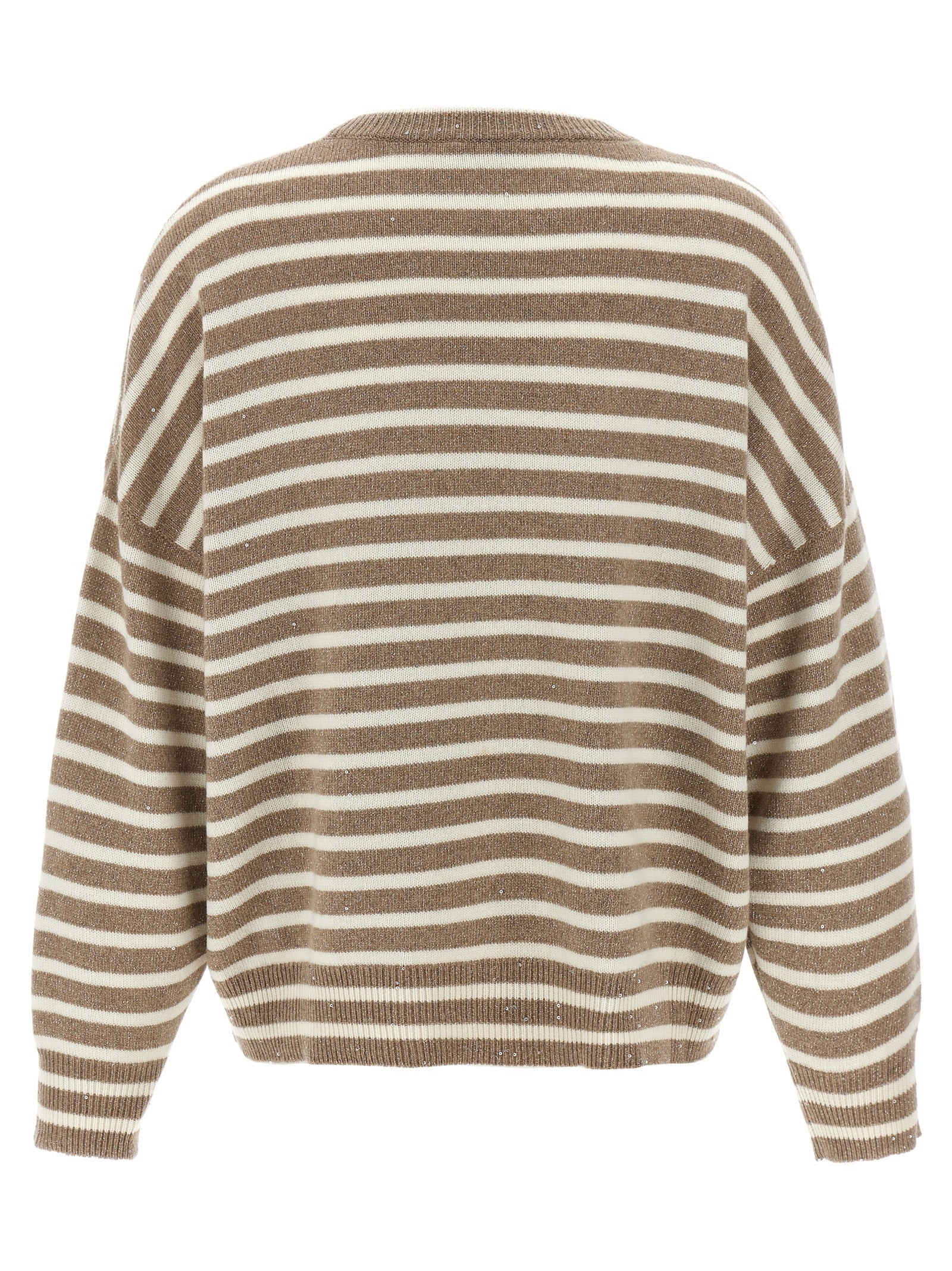 Brunello Cucinelli Sequin Striped Sweater