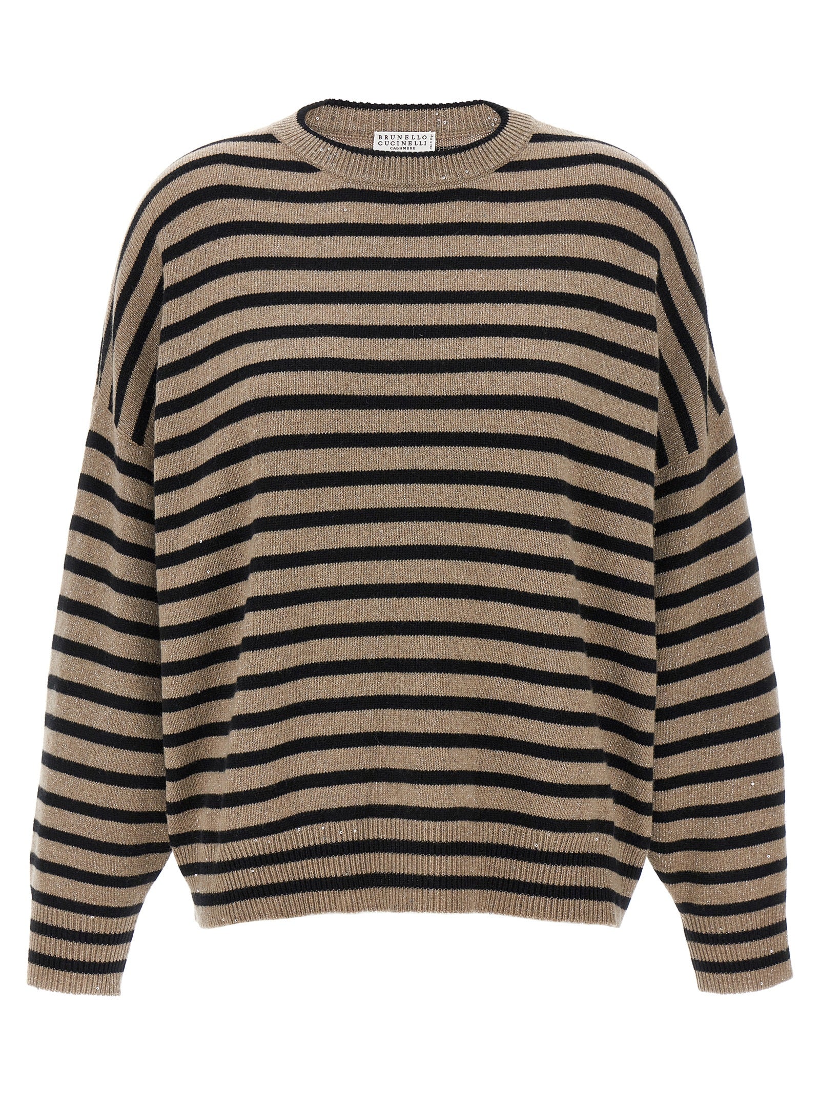 Brunello Cucinelli Sequin Striped Sweater