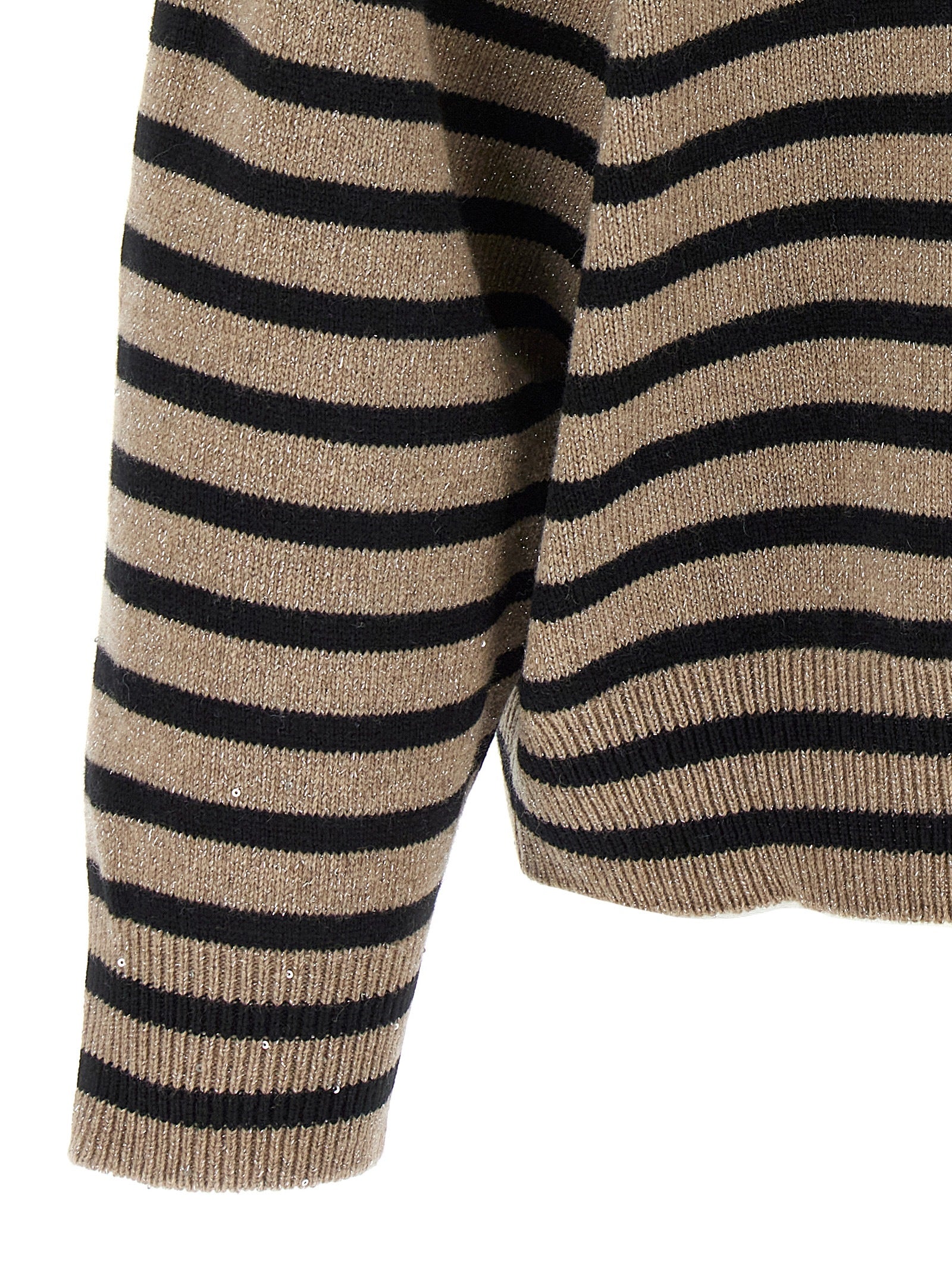 Brunello Cucinelli Sequin Striped Sweater