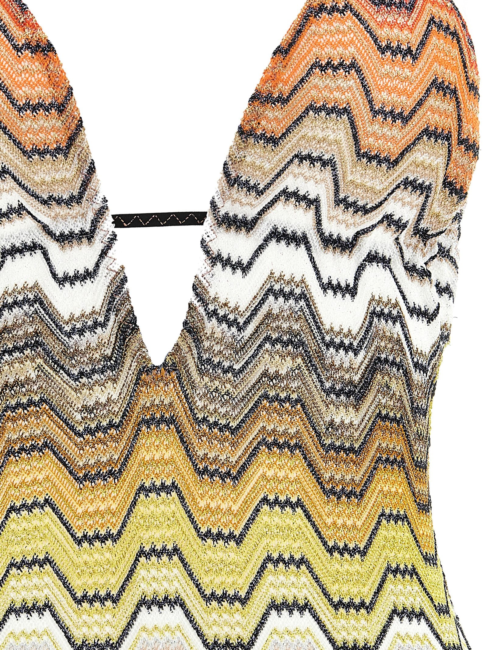 Missoni Greek Pattern One-Piece Swimsuit