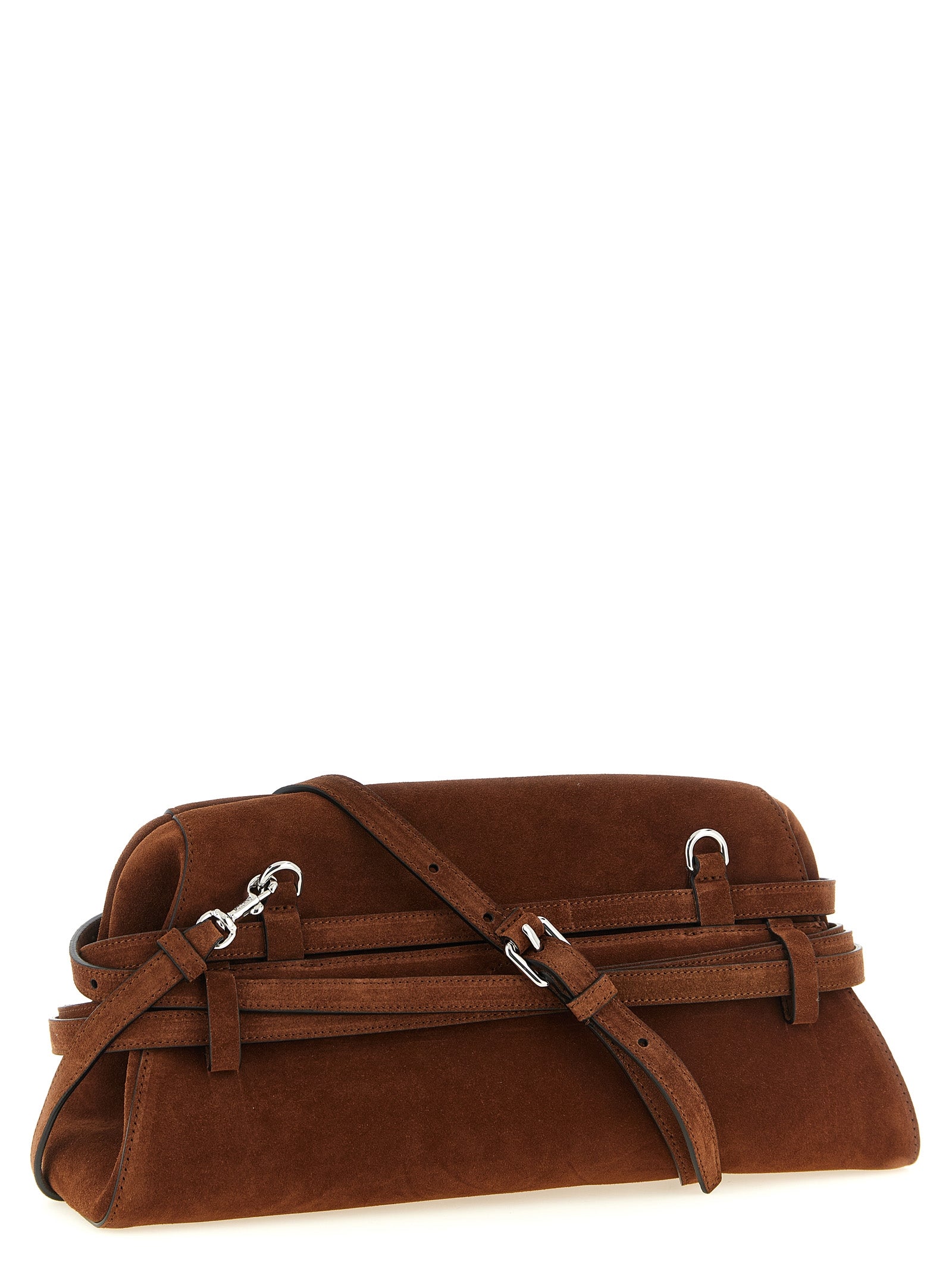 Moschino 'Tie Me' Big Clutch