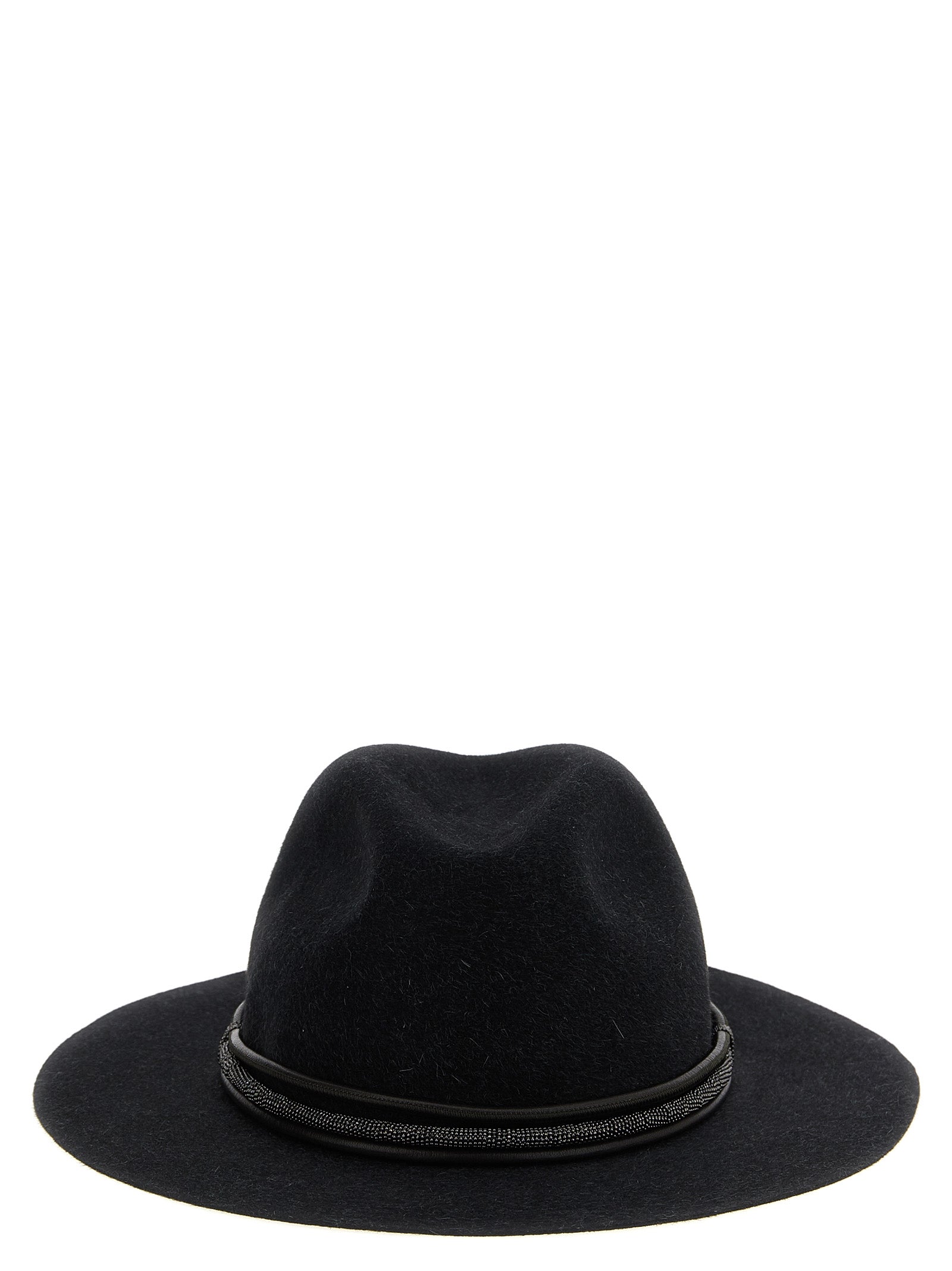 Brunello Cucinelli Jewel Leather Hat