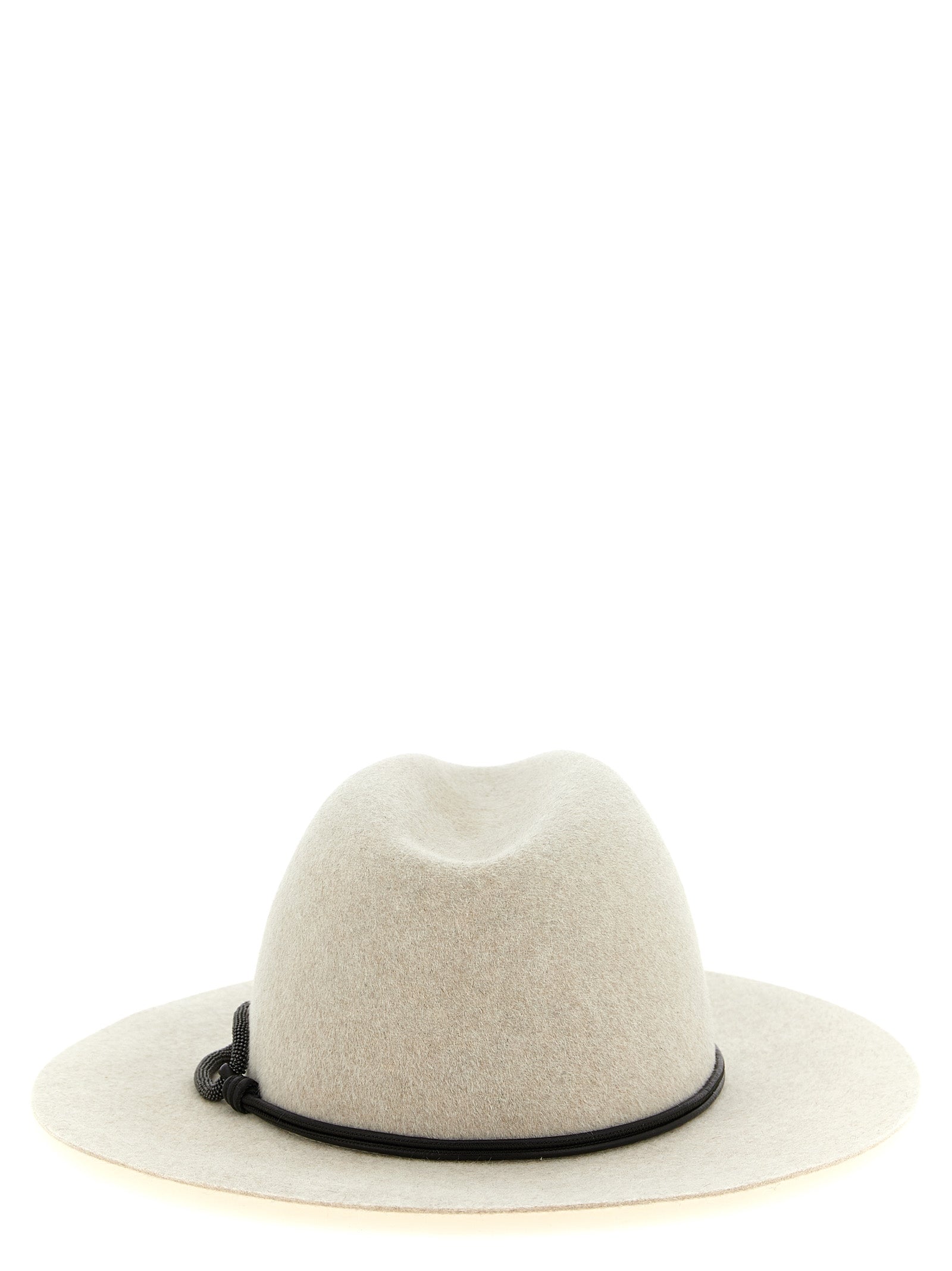 Brunello Cucinelli 'Fedora' Hat With Wide Brim And Cord